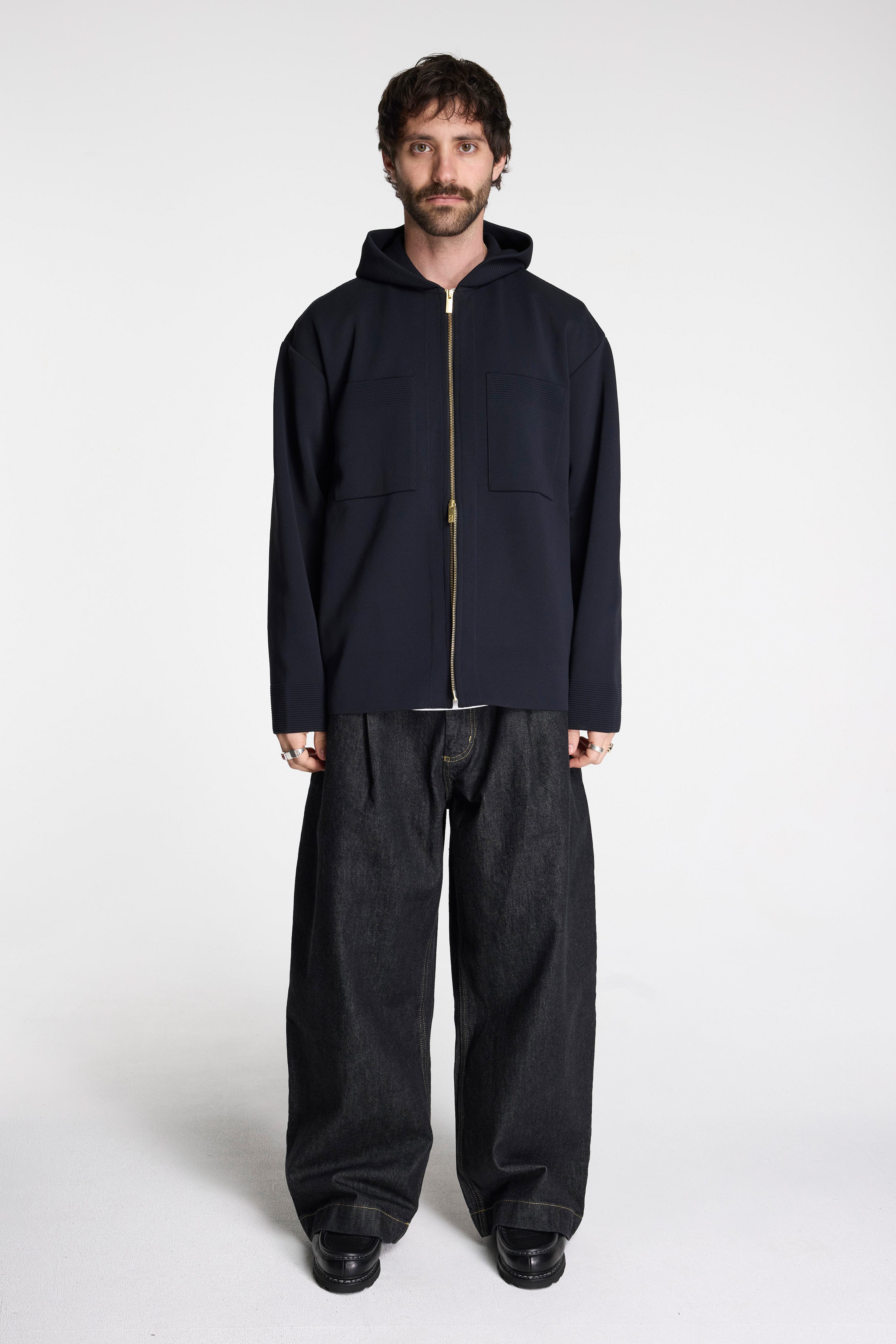 Milan Hoodie Jacket Black