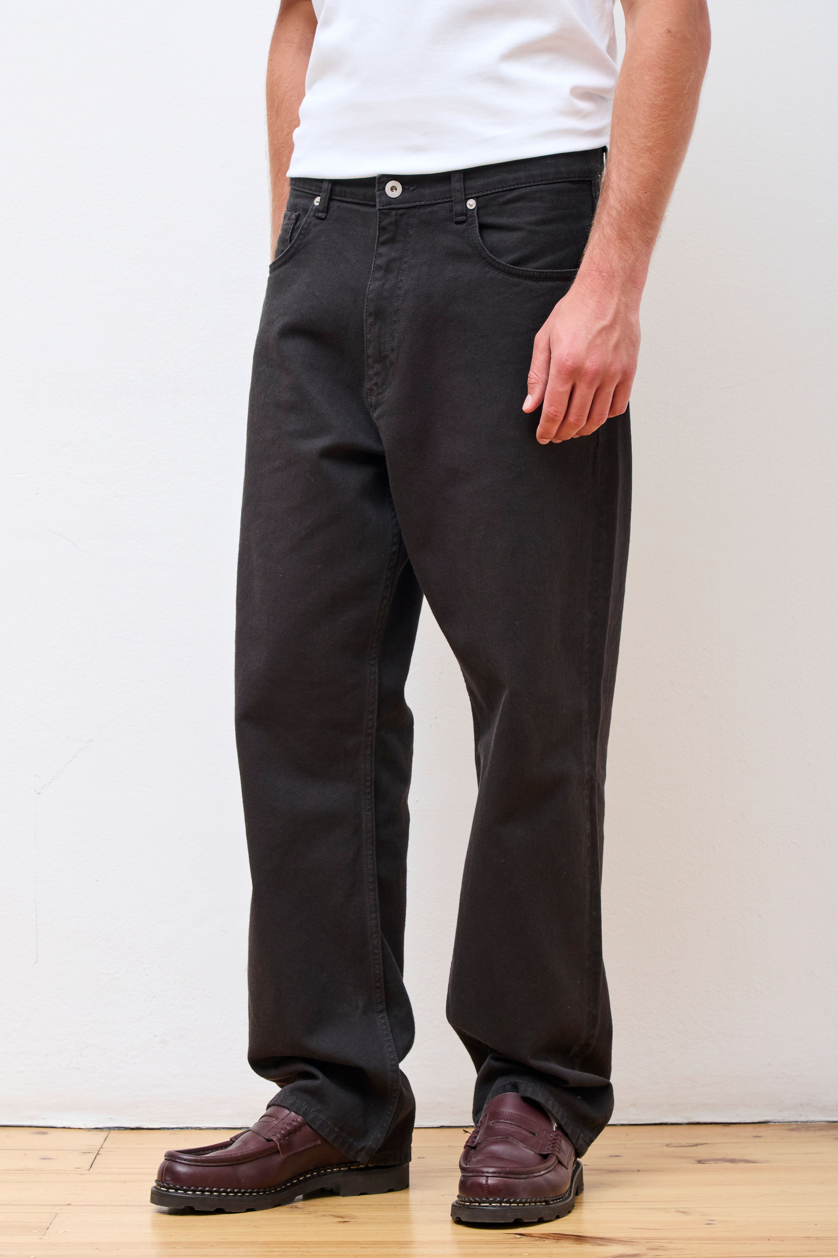 Mogens Relaxed Heavy Twill Black