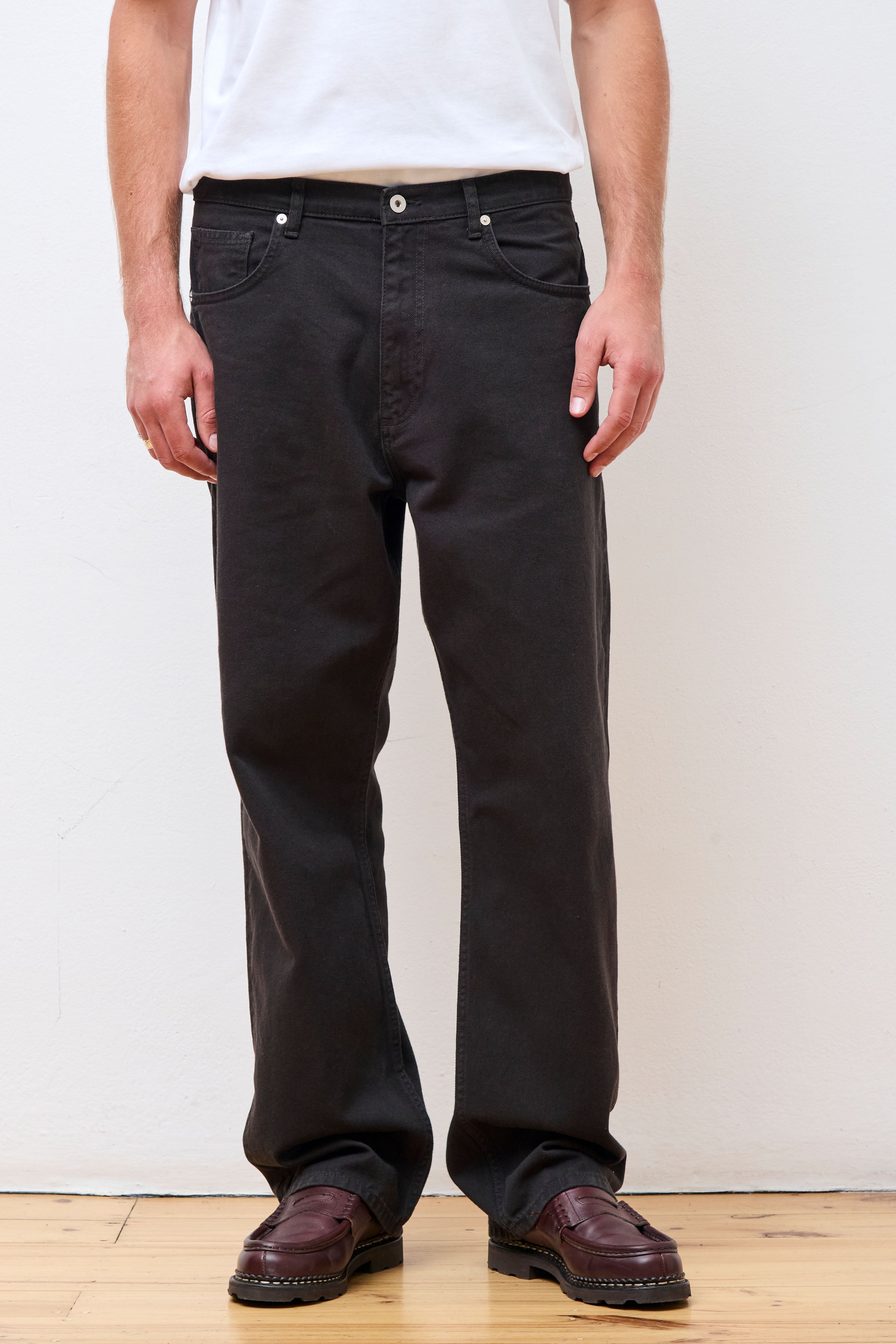 Mogens Relaxed Heavy Twill Black