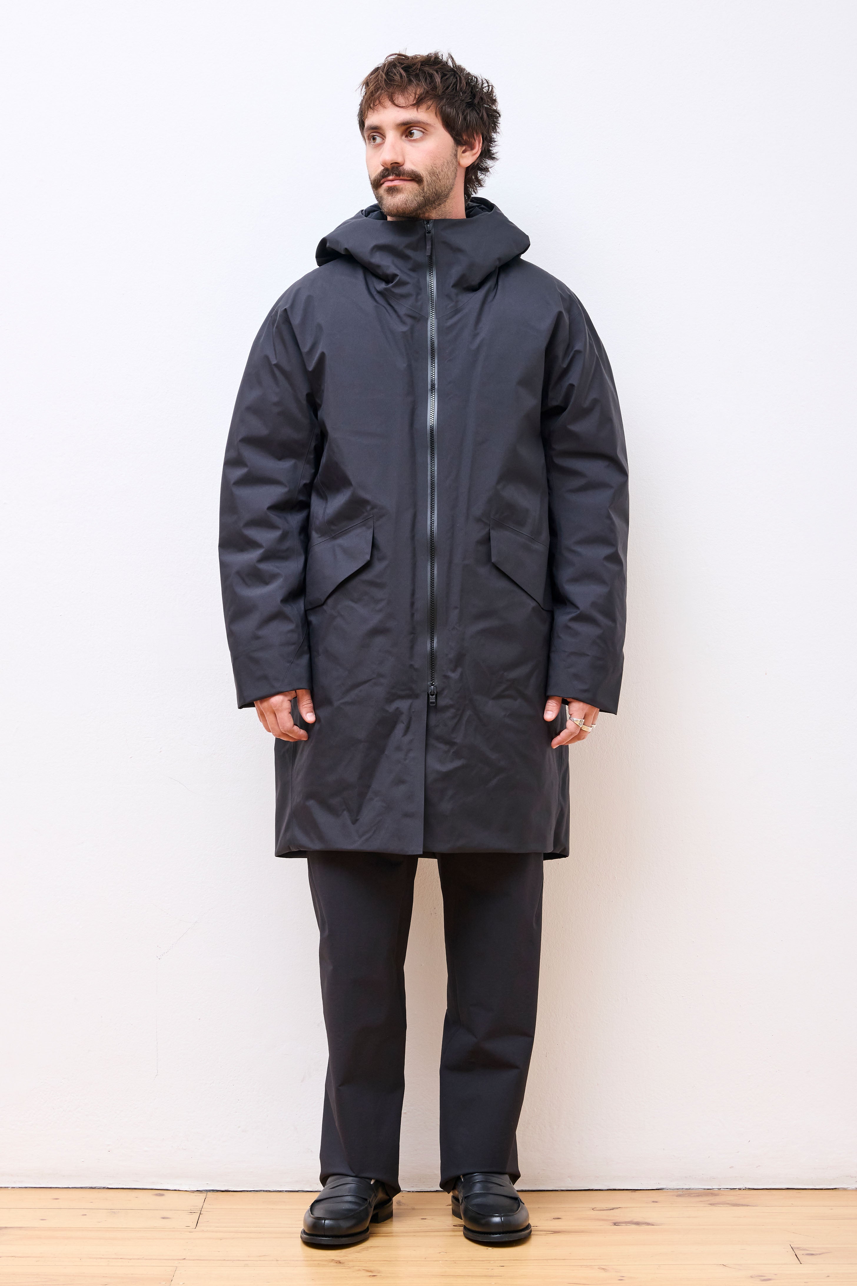 Monitor Down Coat M Black