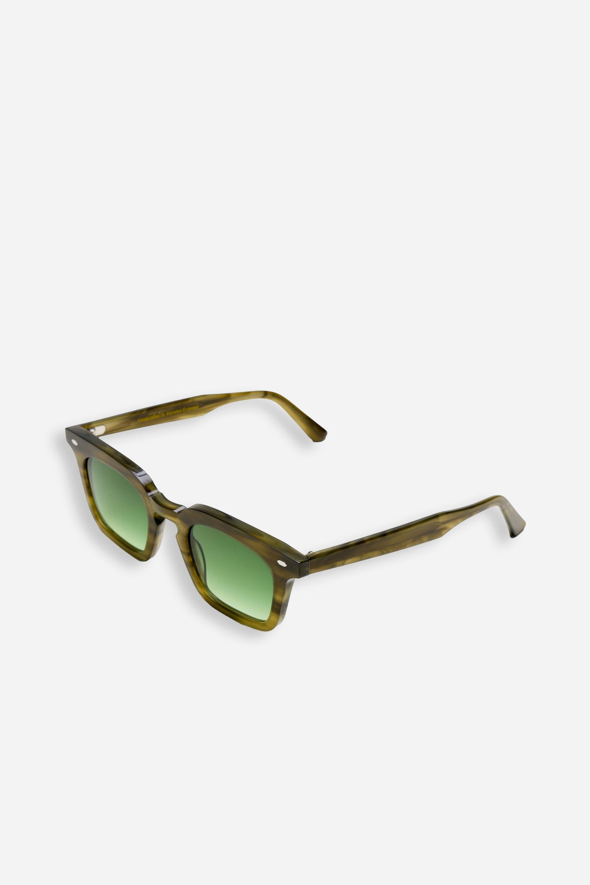 Hugo Olive Demi Green Gradient Lens