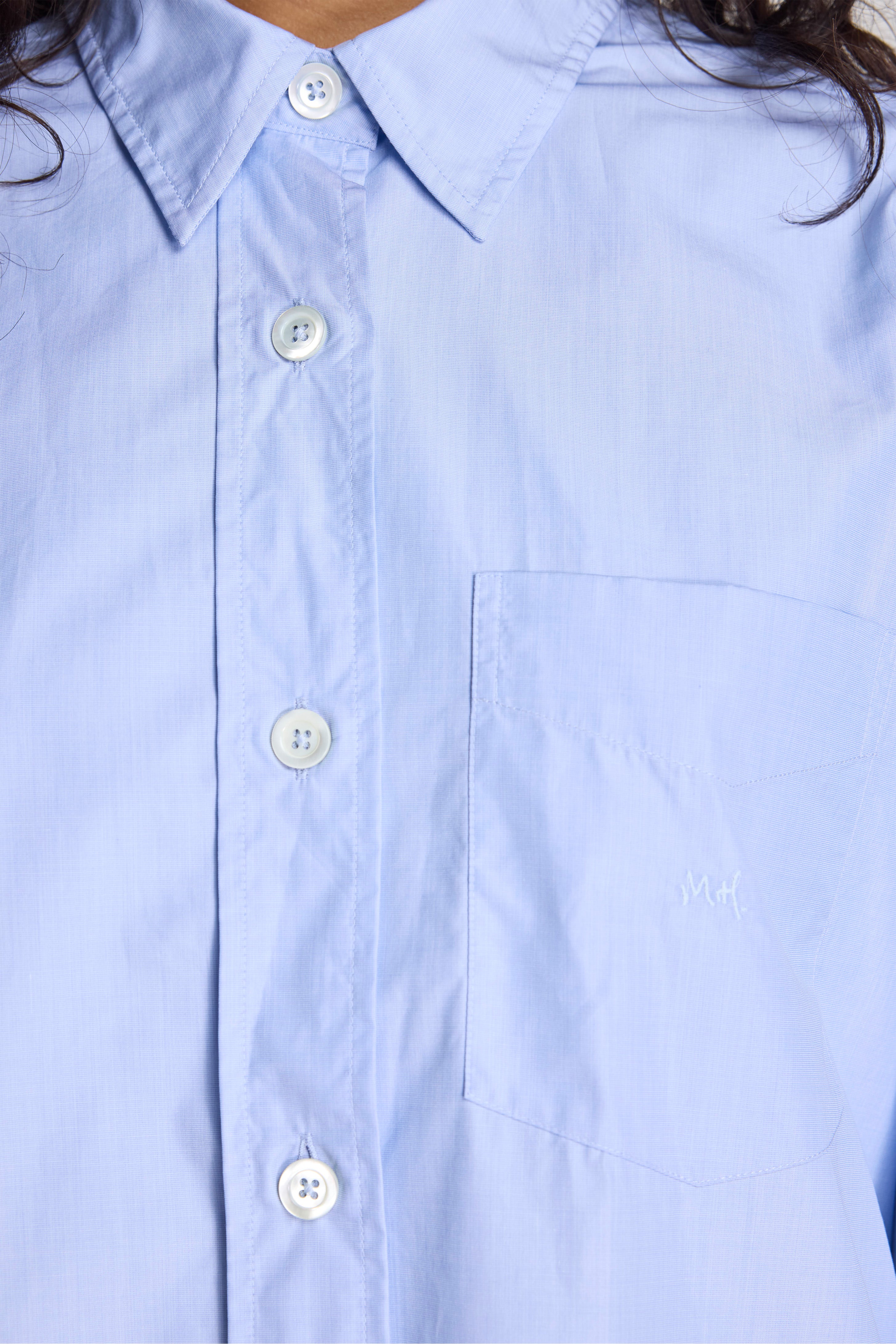 Monogram Shirt Soft Blue