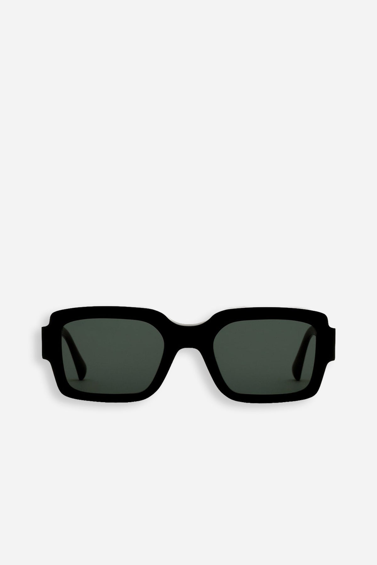 Apollo Black Green Solid Lens