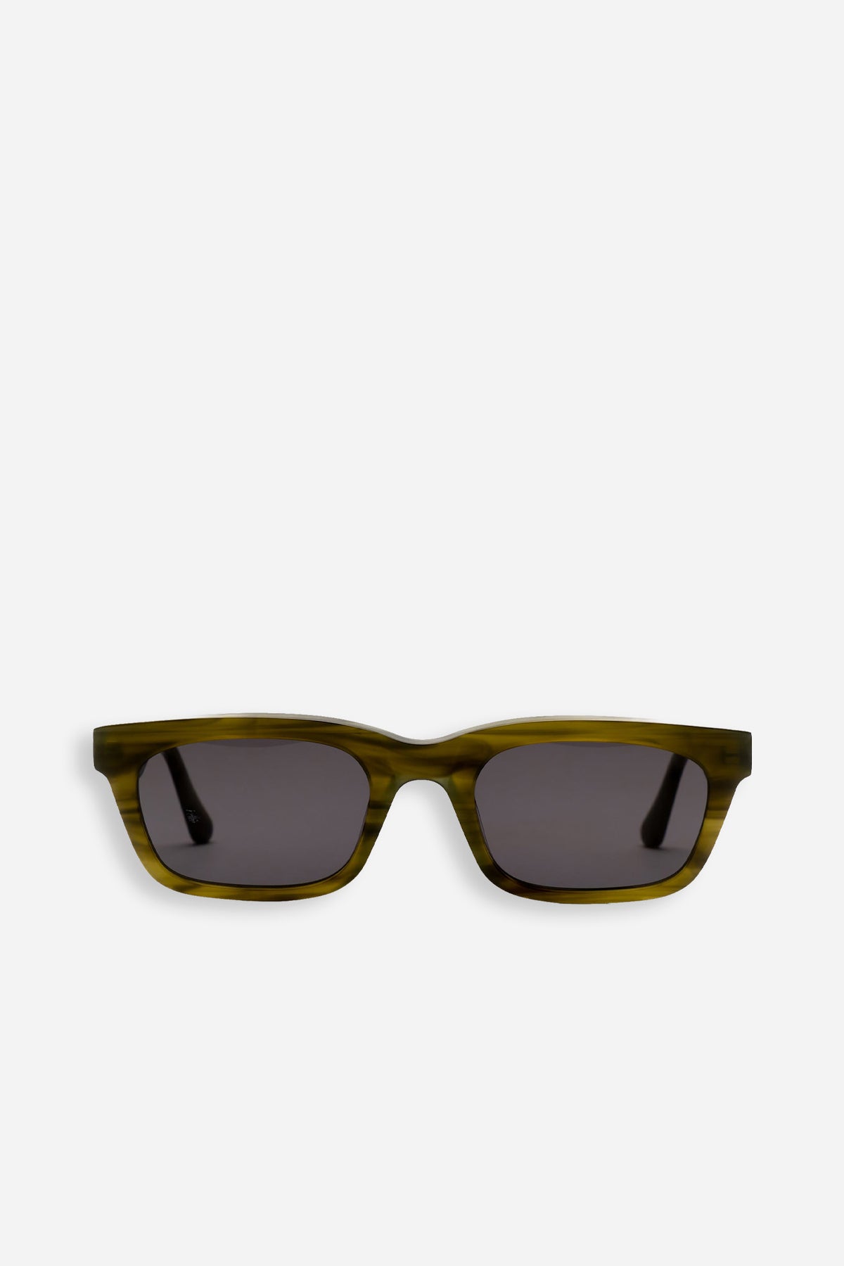 Leon Olive Demi Grey Solid Lens