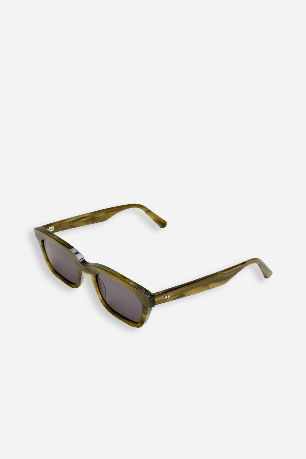 Leon Olive Demi Grey Solid Lens