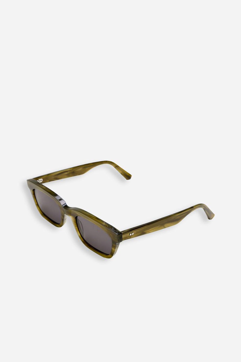 Leon Olive Demi Grey Solid Lens