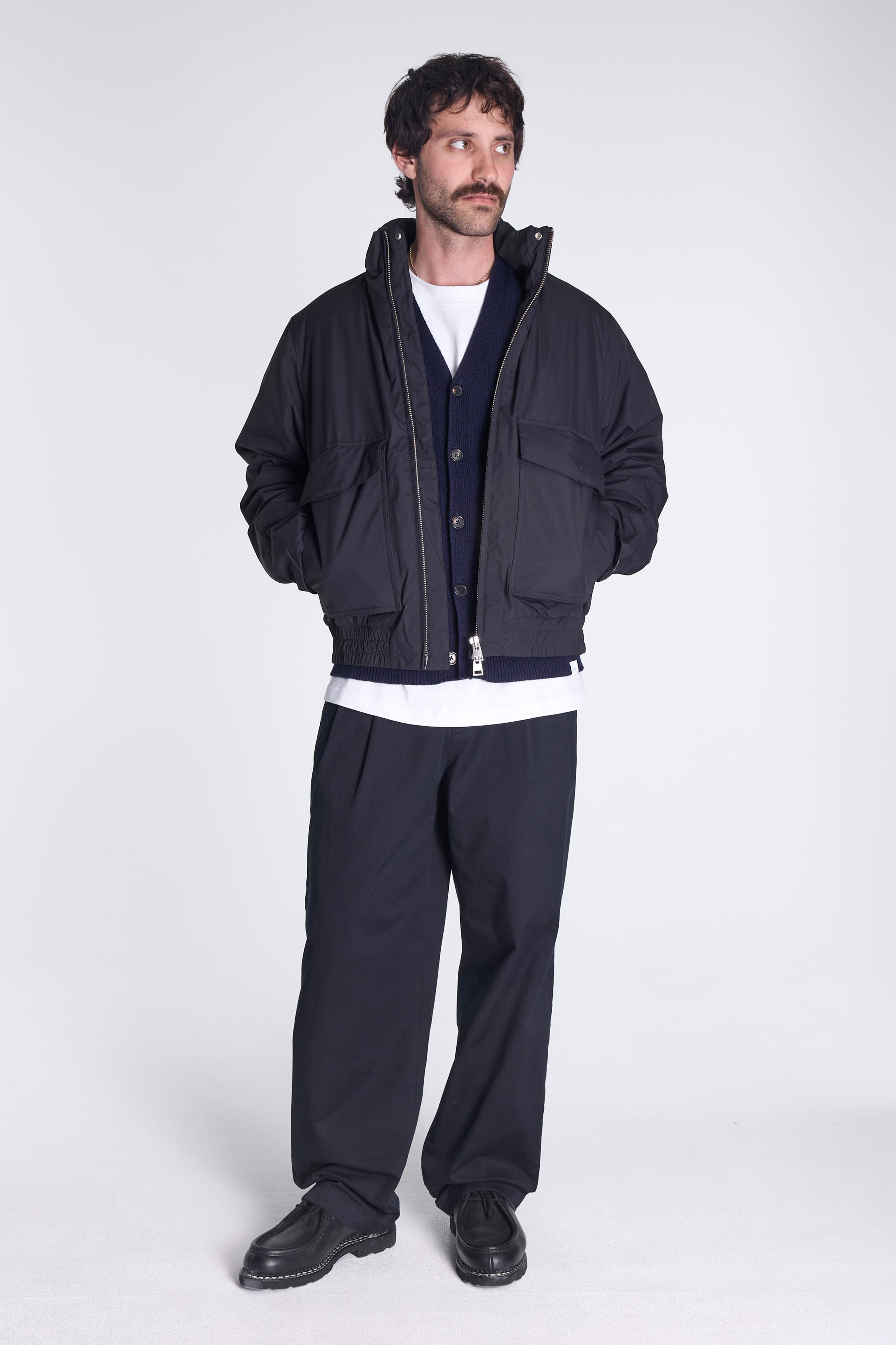 Kastrup Gore-Tex Windstopper Bomber Jacket Black