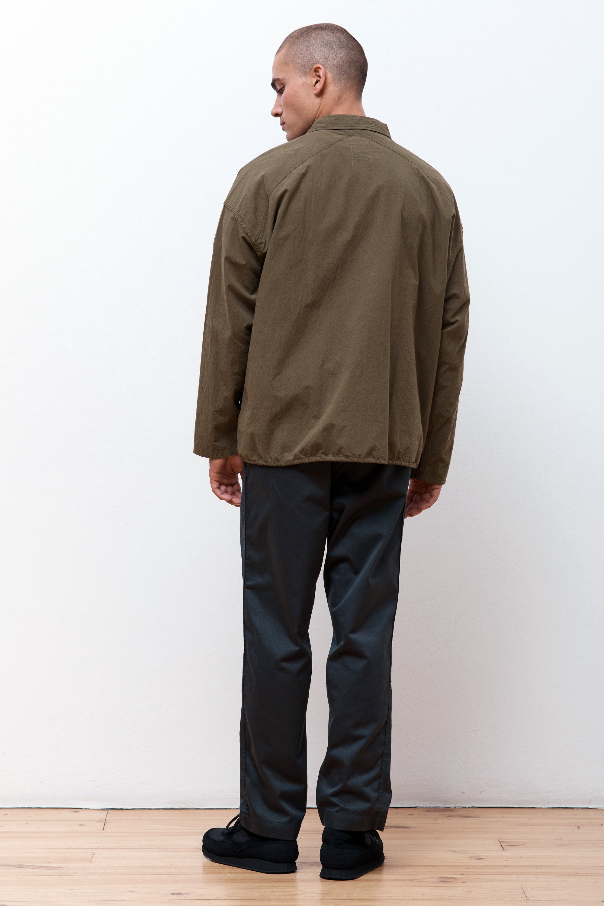 Cotton Wool Deck Shirt Khaki