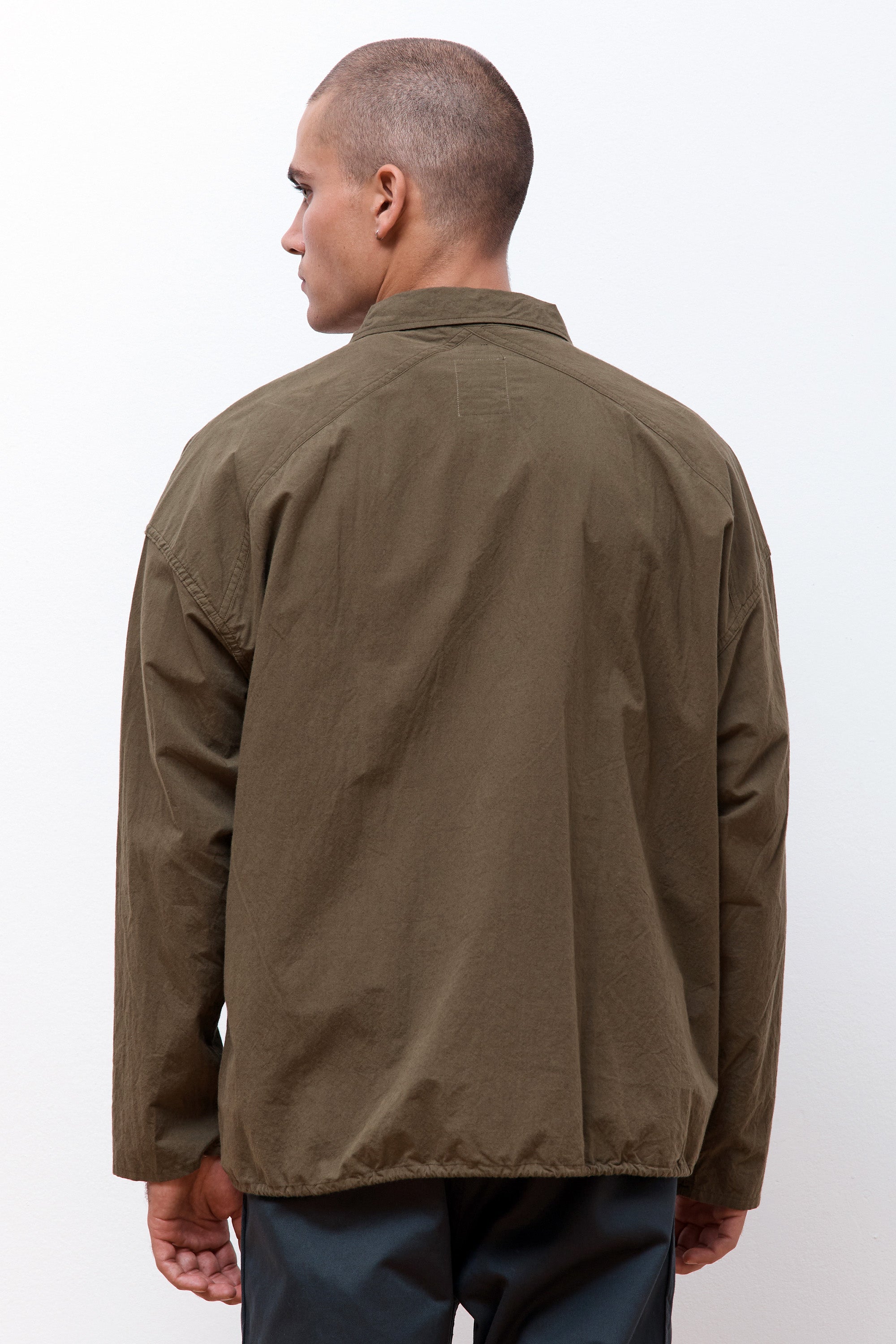 Cotton Wool Deck Shirt Khaki