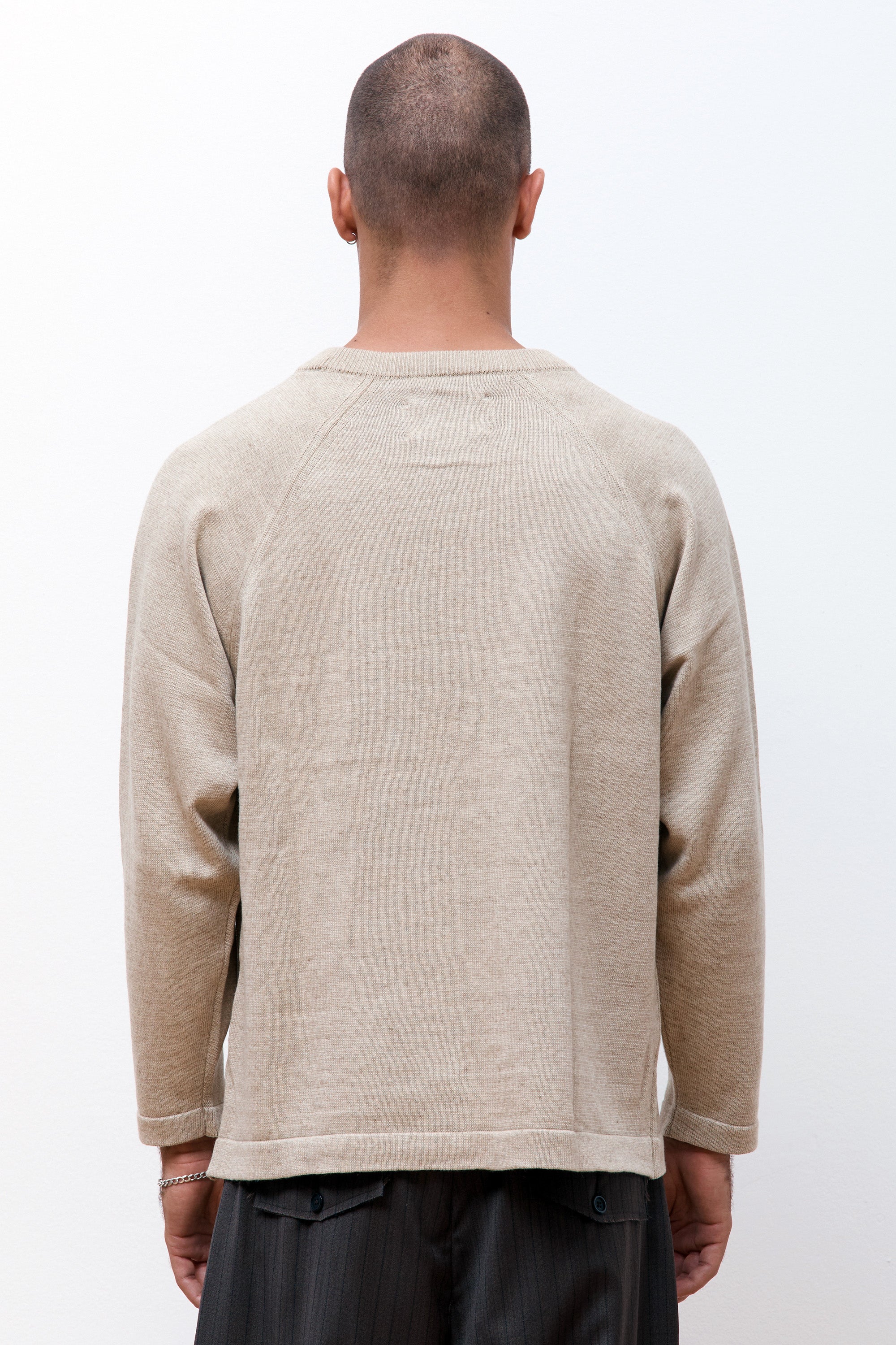 Cotton Cashmere Sweater Beige