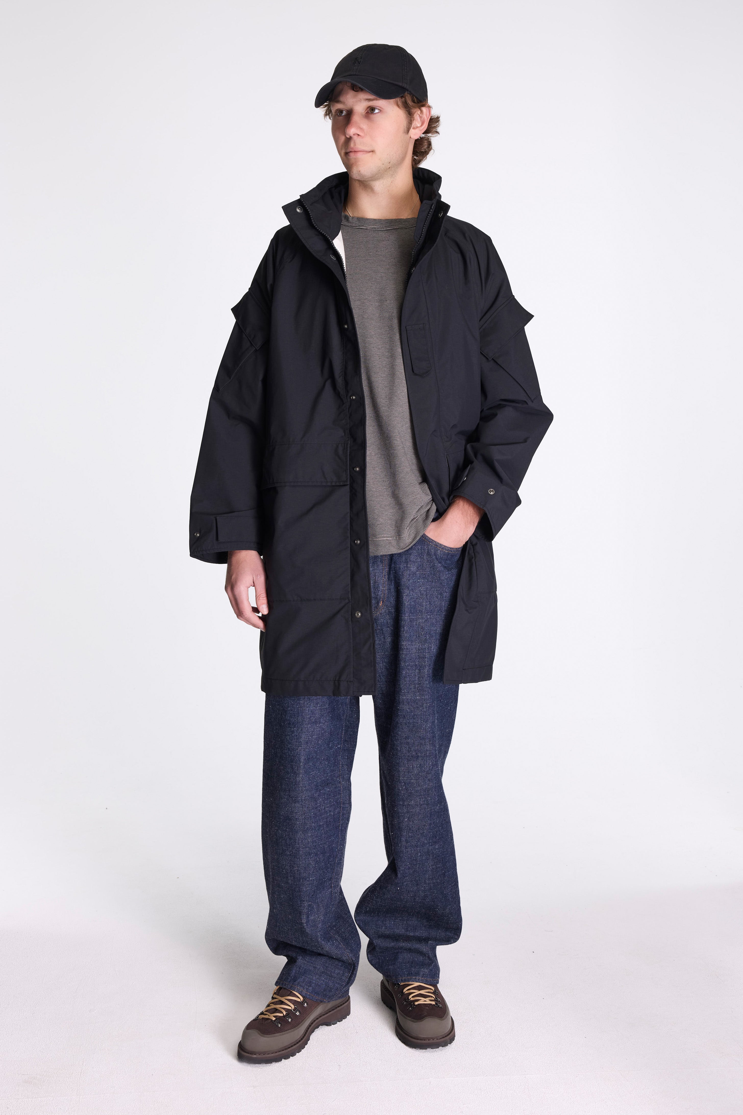 2L Nylon Gore-Tex Cruiser Coat Black