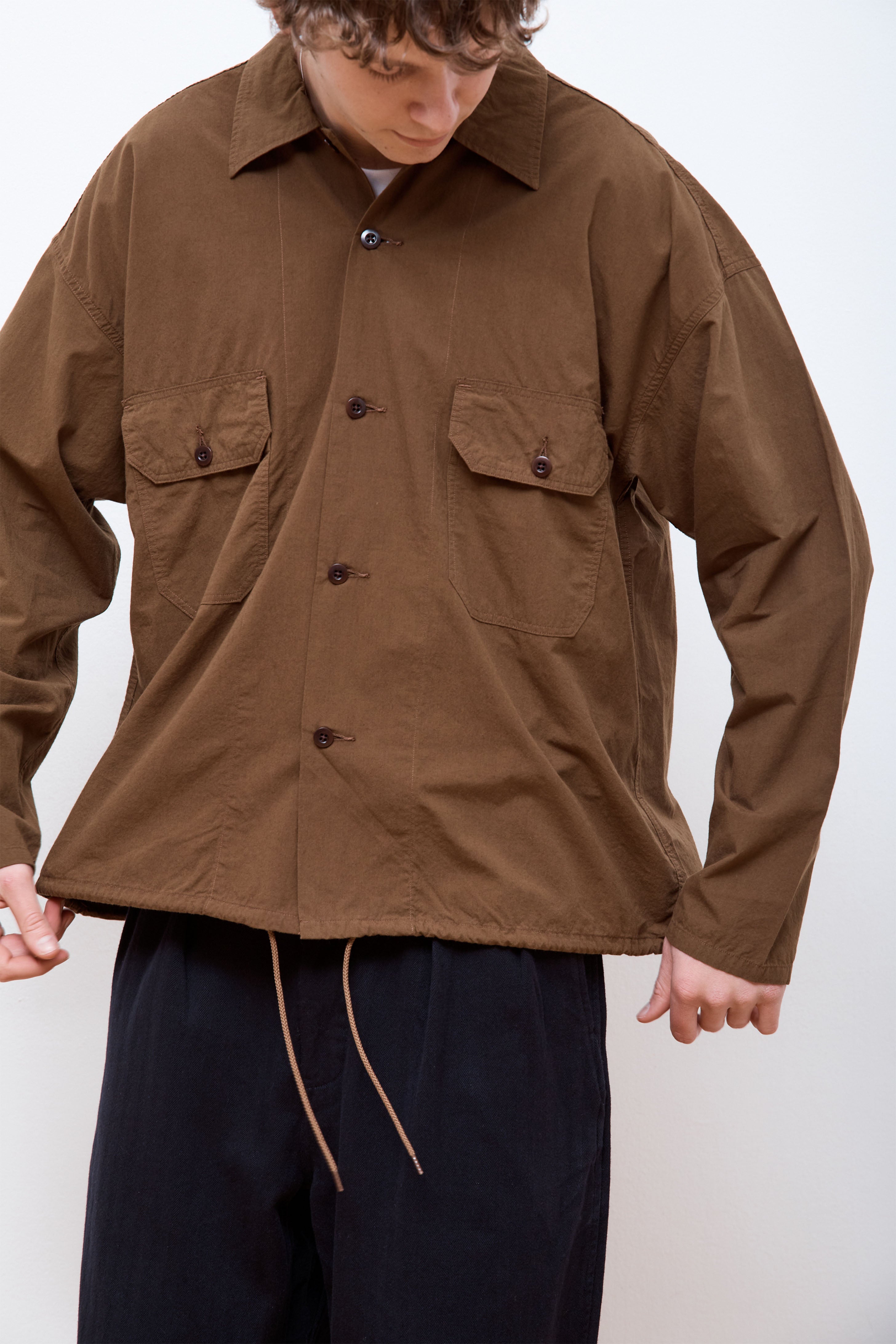 Cotton Wool Deck Shirt Coyote