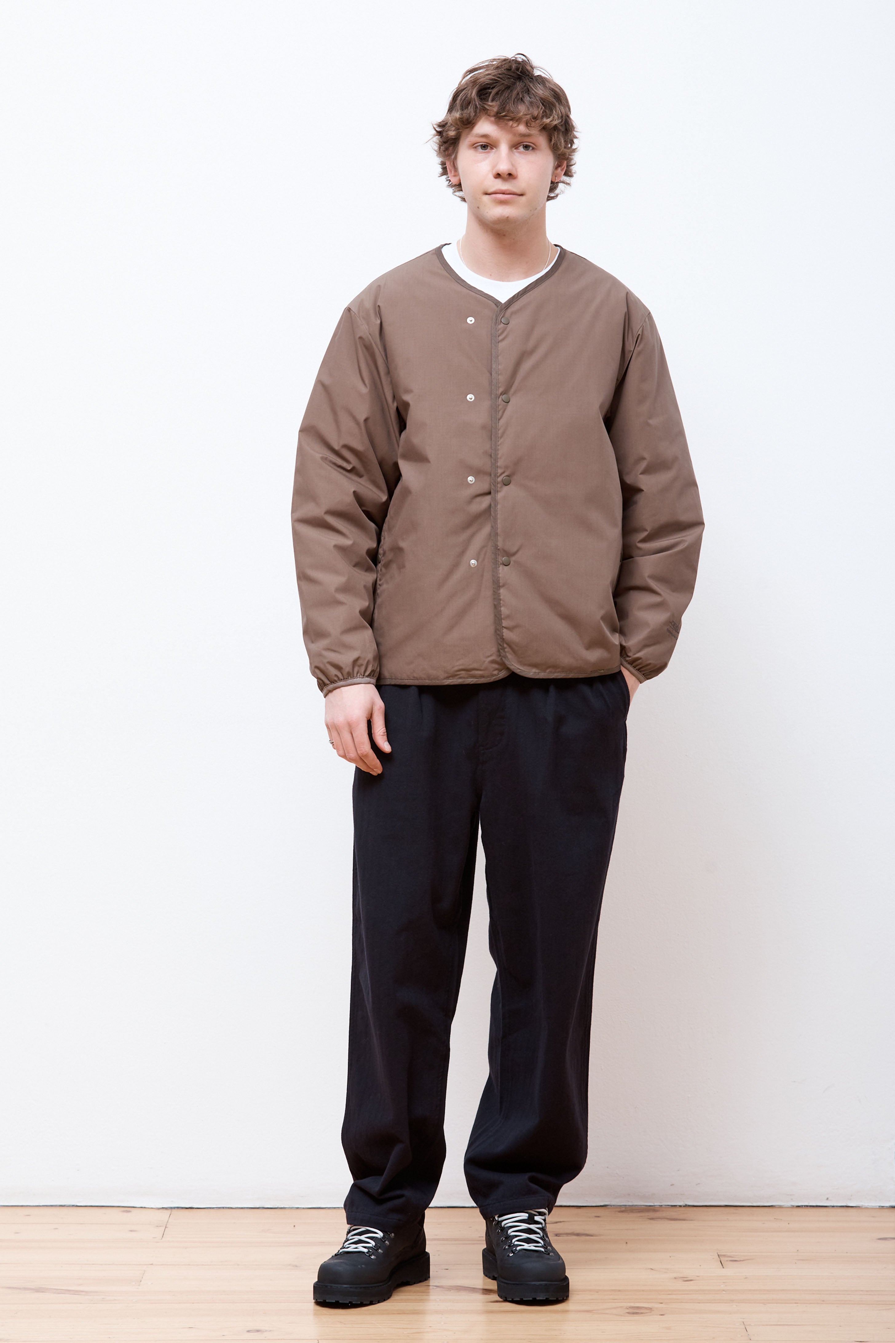 Nanamica Reversible Down Cardigan Khaki Beige