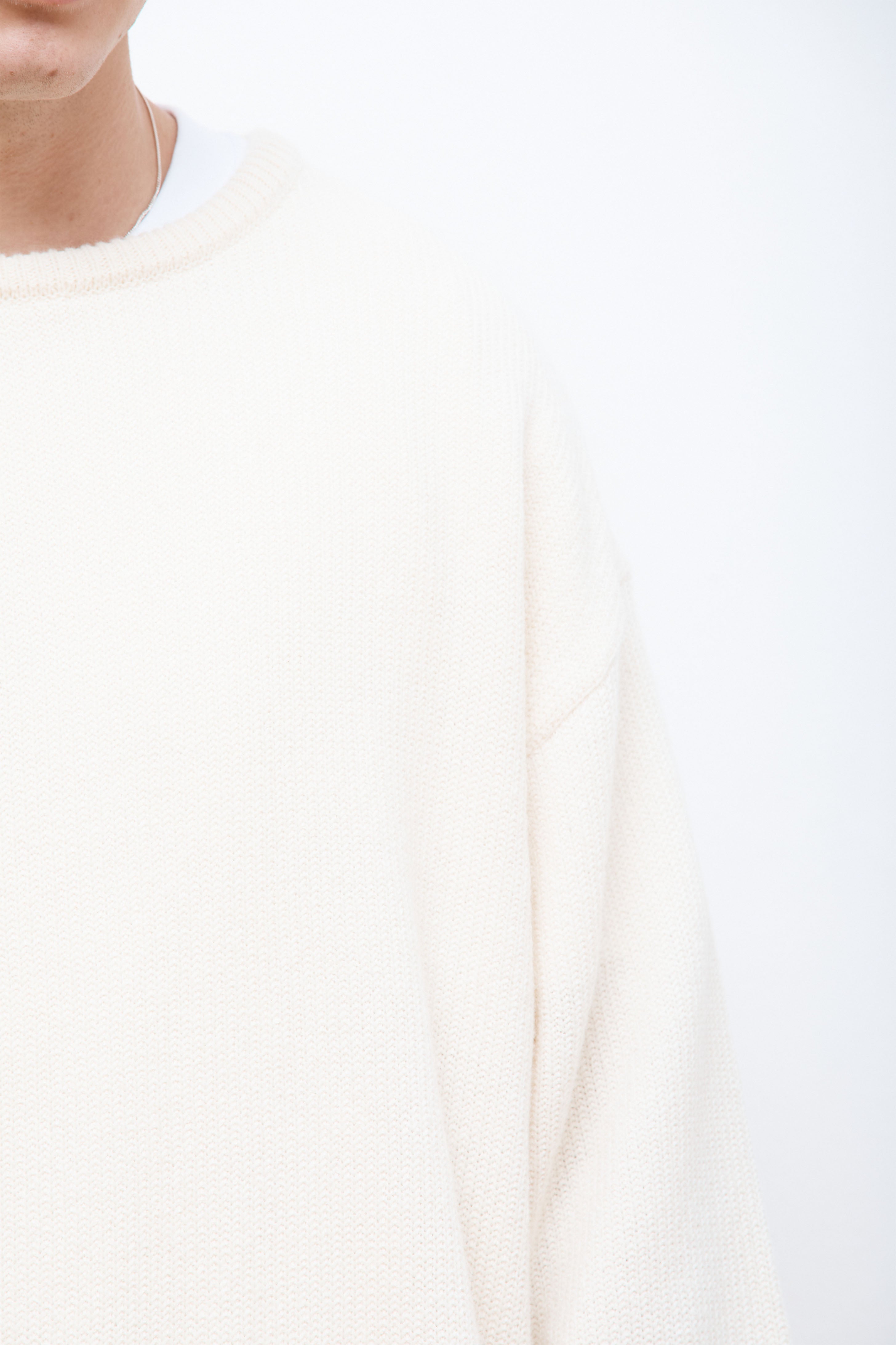 KODENSHI Wool Sweater Ecru