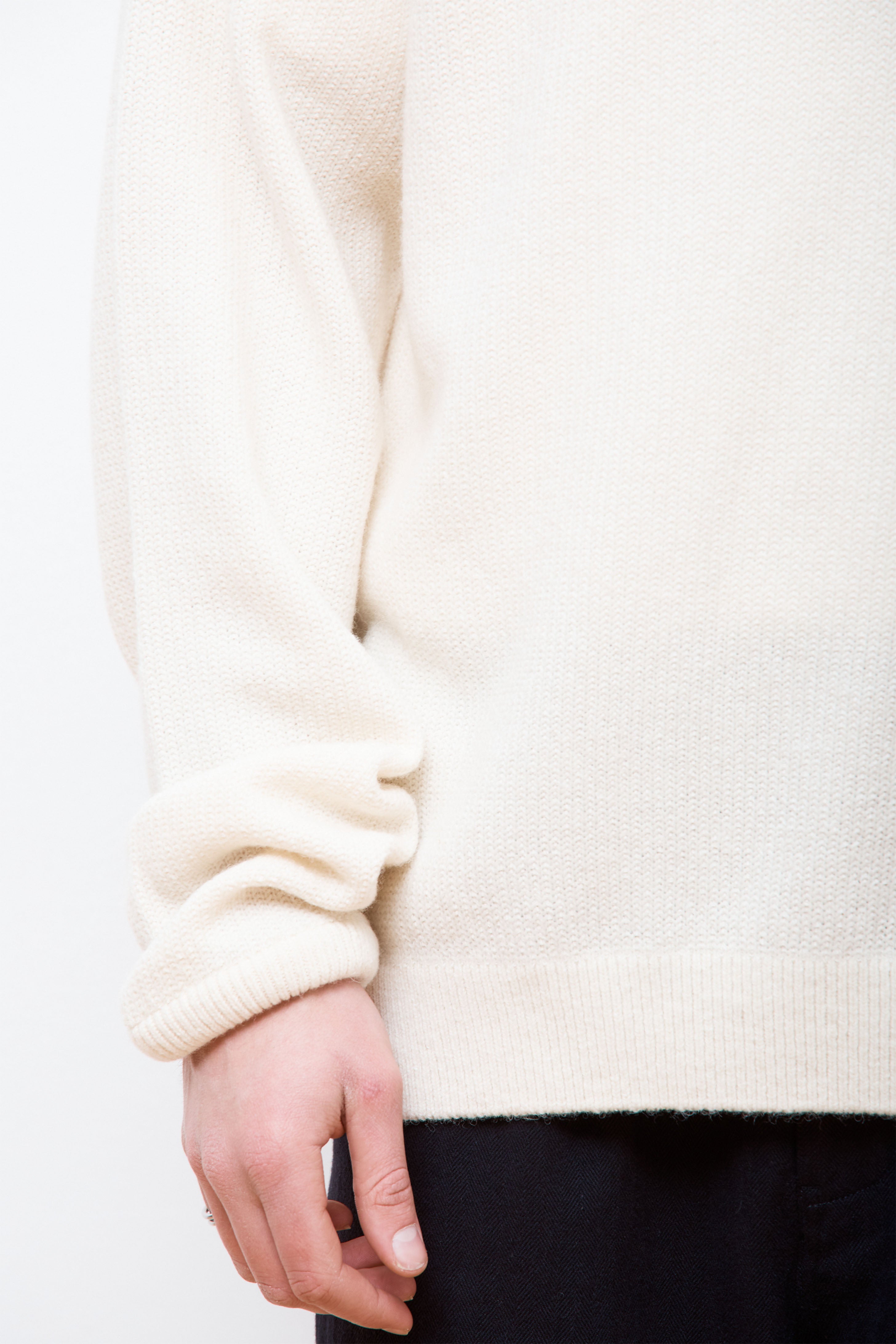 KODENSHI Wool Sweater Ecru