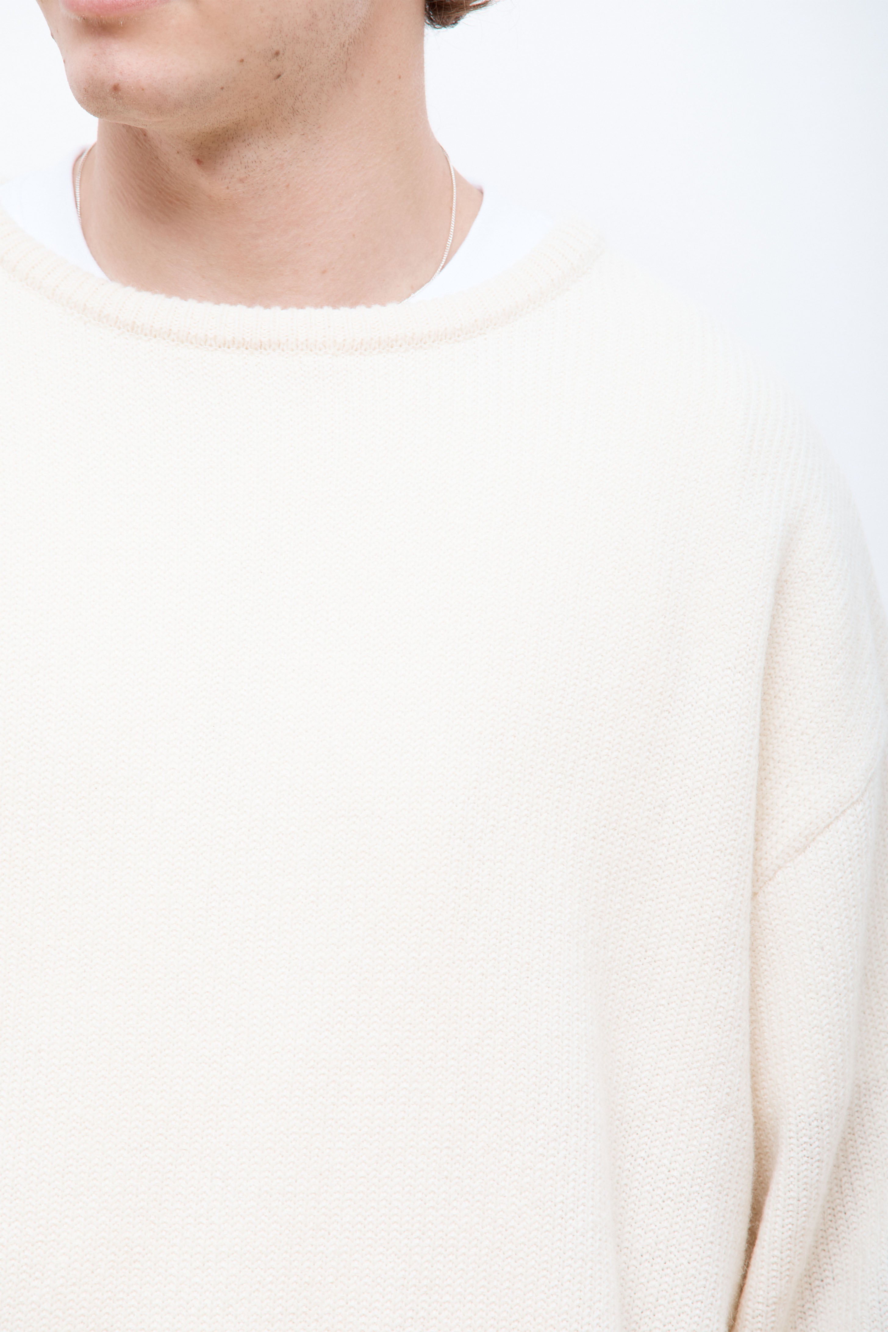 KODENSHI Wool Sweater Ecru