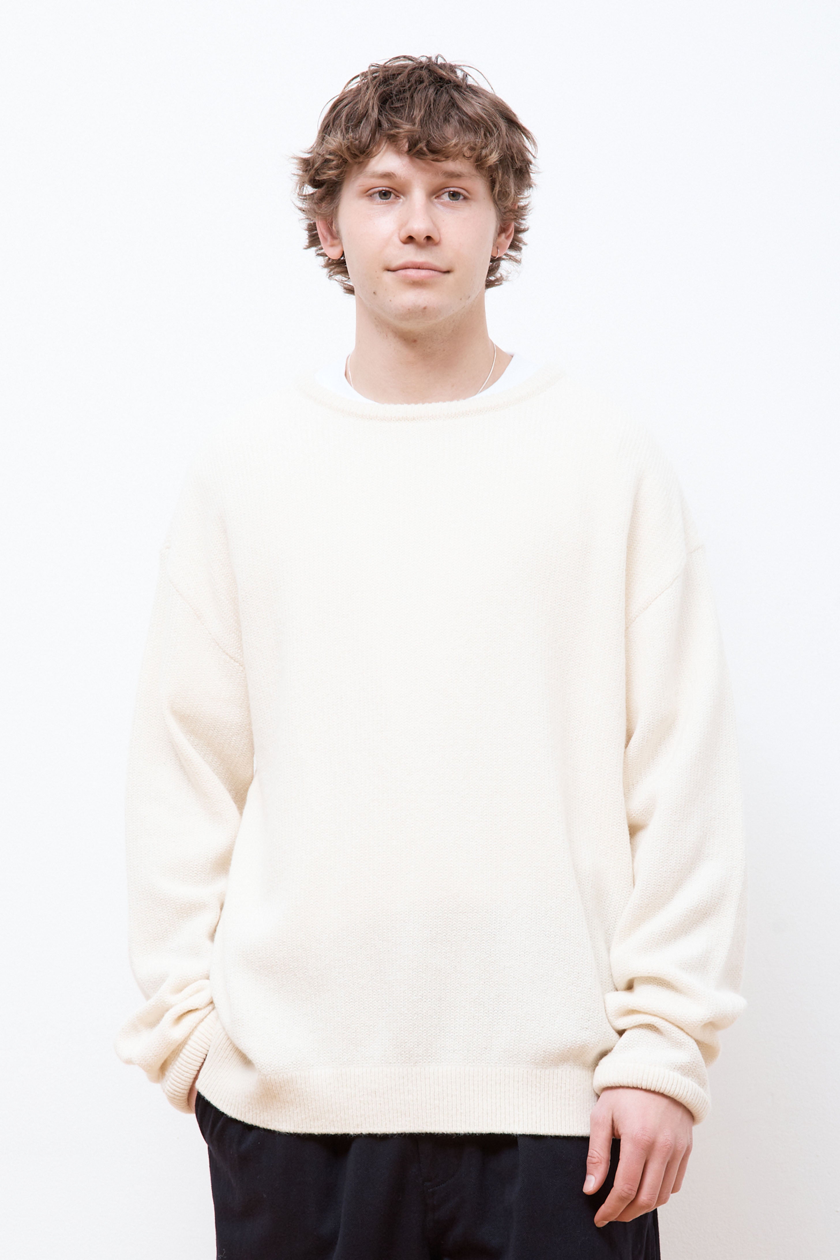 KODENSHI Wool Sweater Ecru