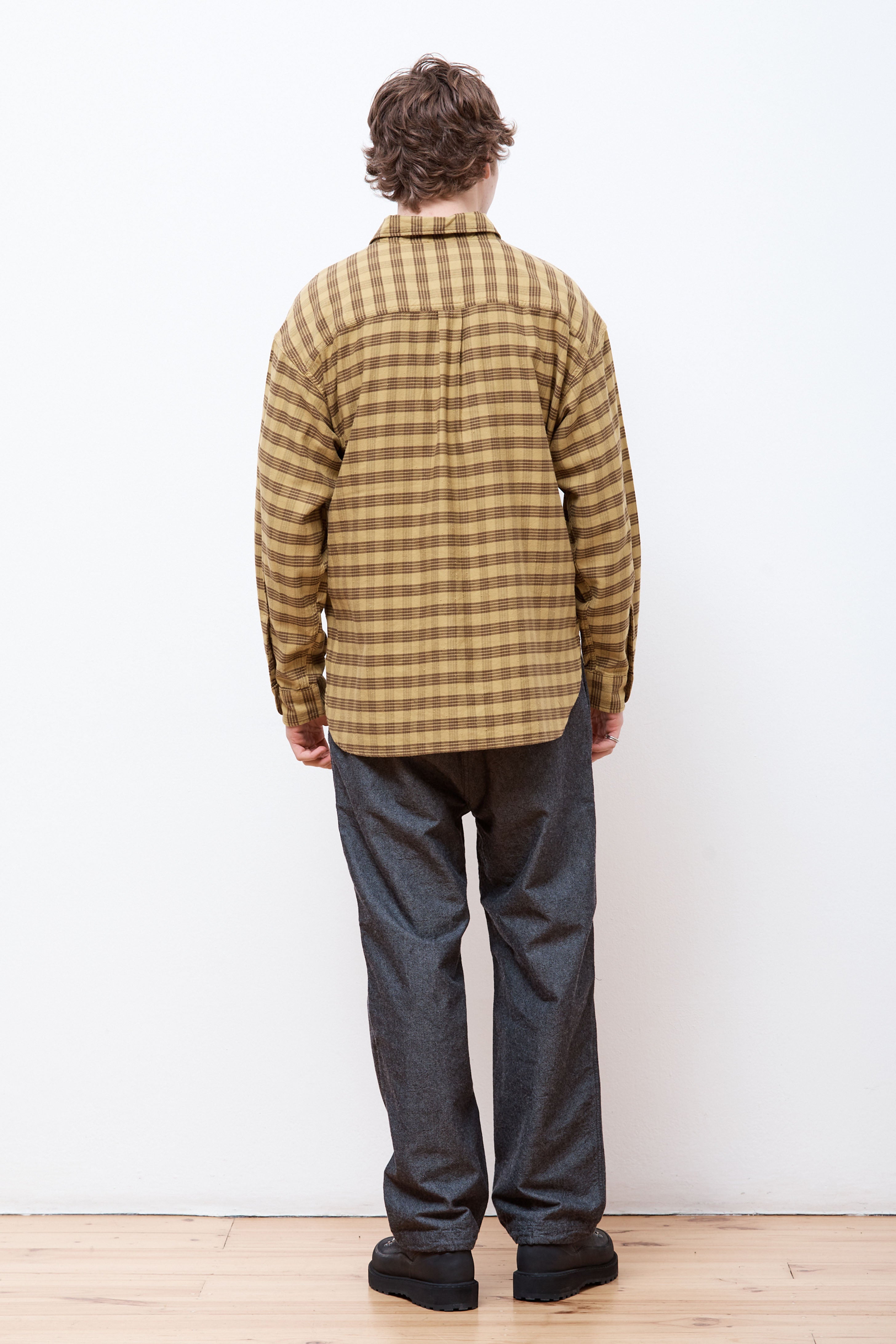 Cotton Nep Deck Shirt Mustard