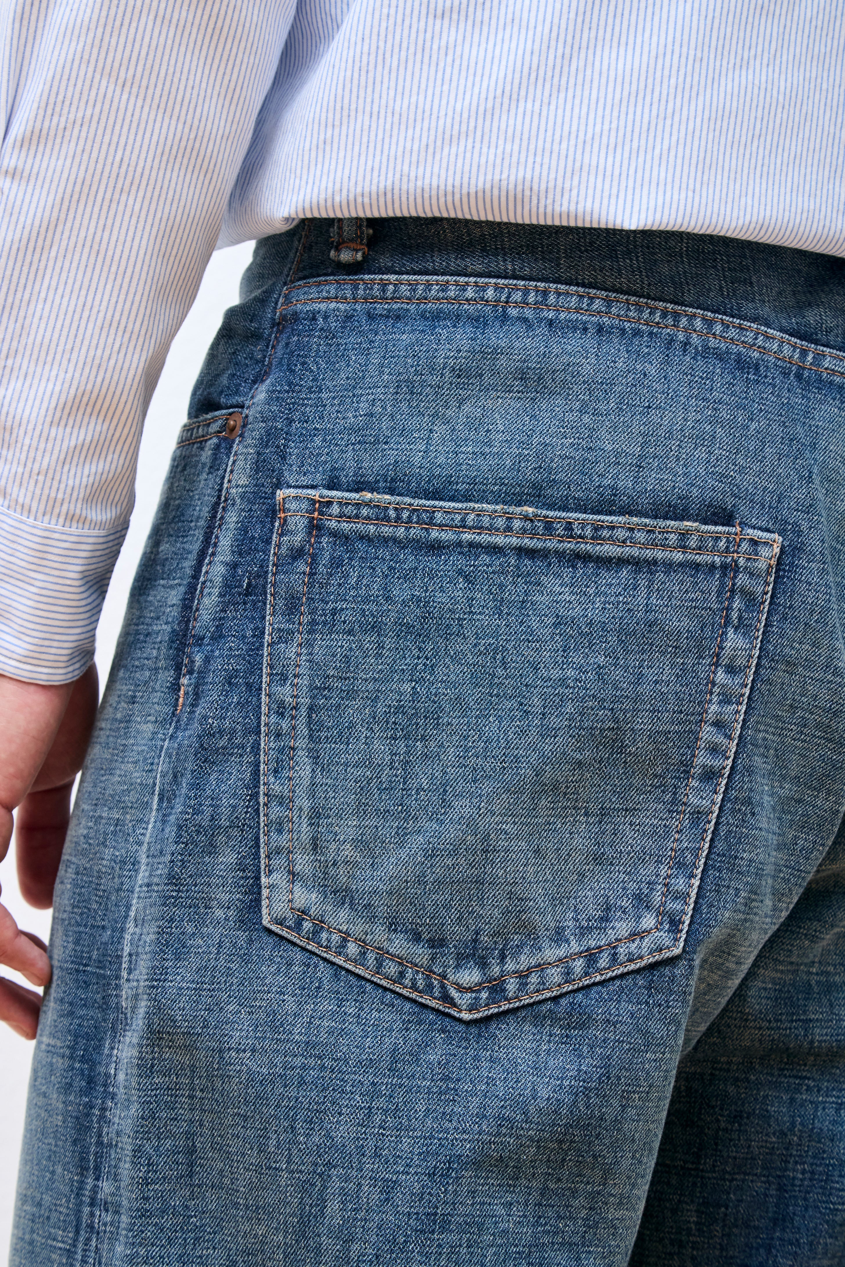 Selvage Denim Pants Vintage Indigo