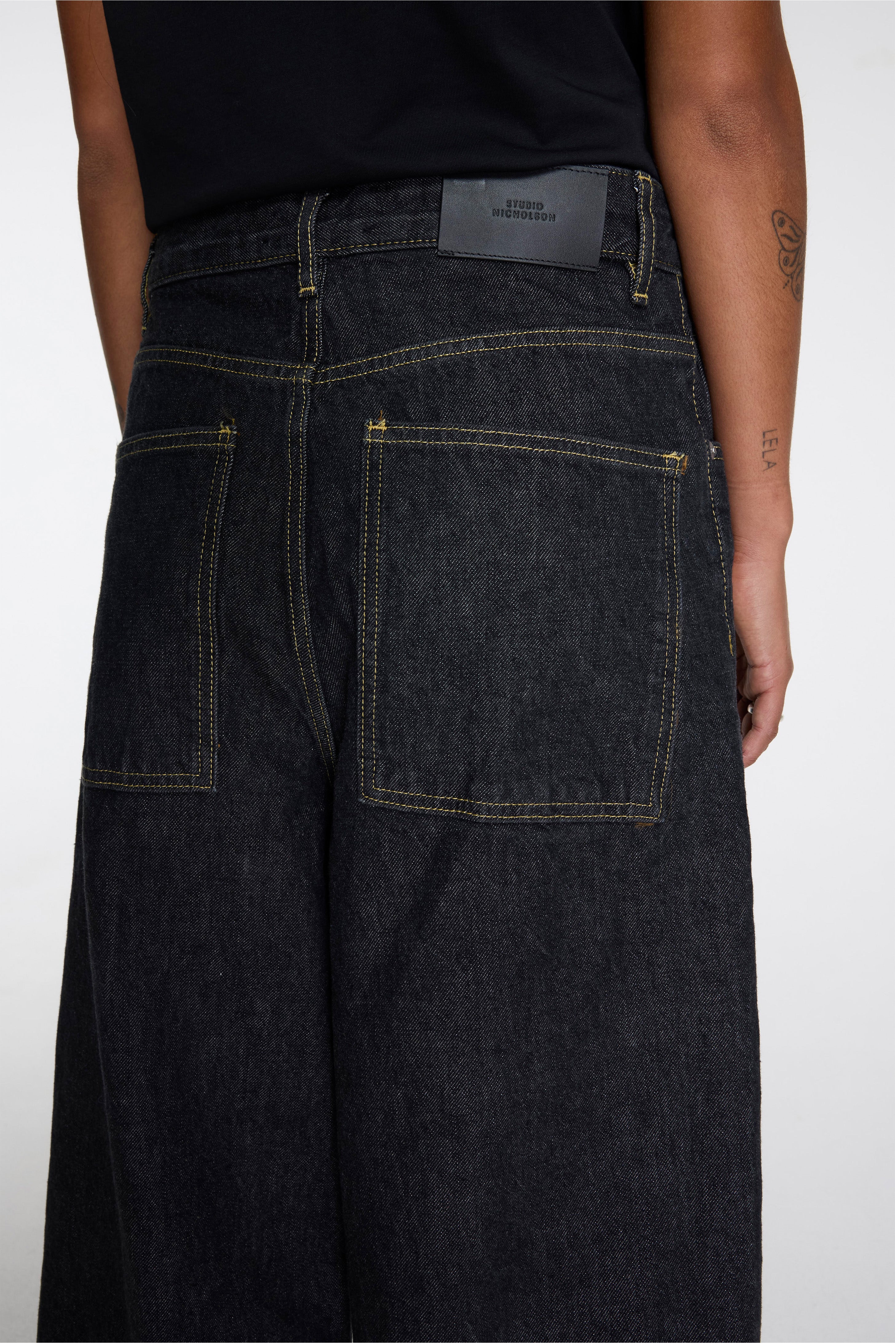 Neive Denim Pant Black