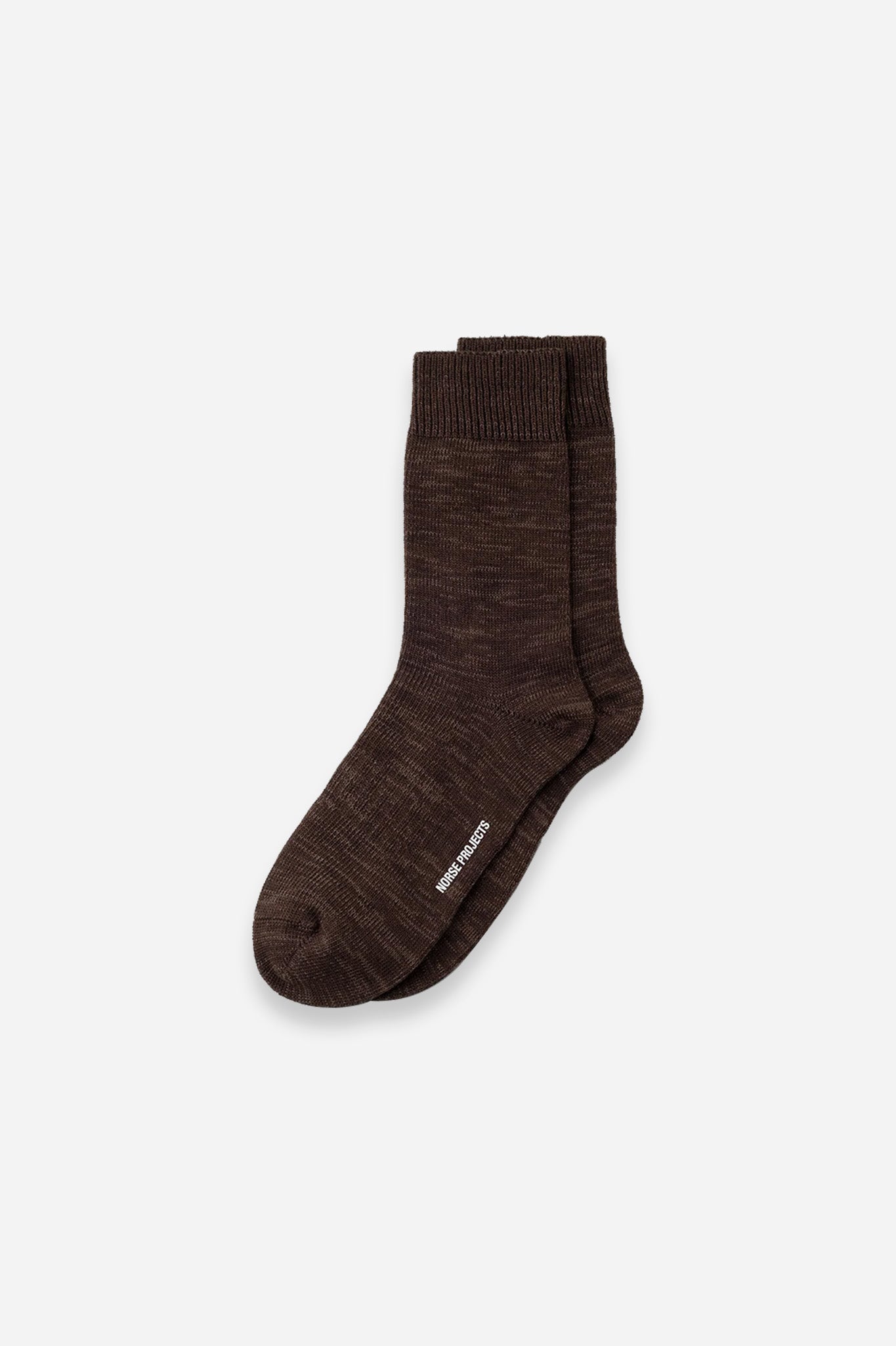 Bykle Heavy Cotton Twist Sock Delicioso Brown
