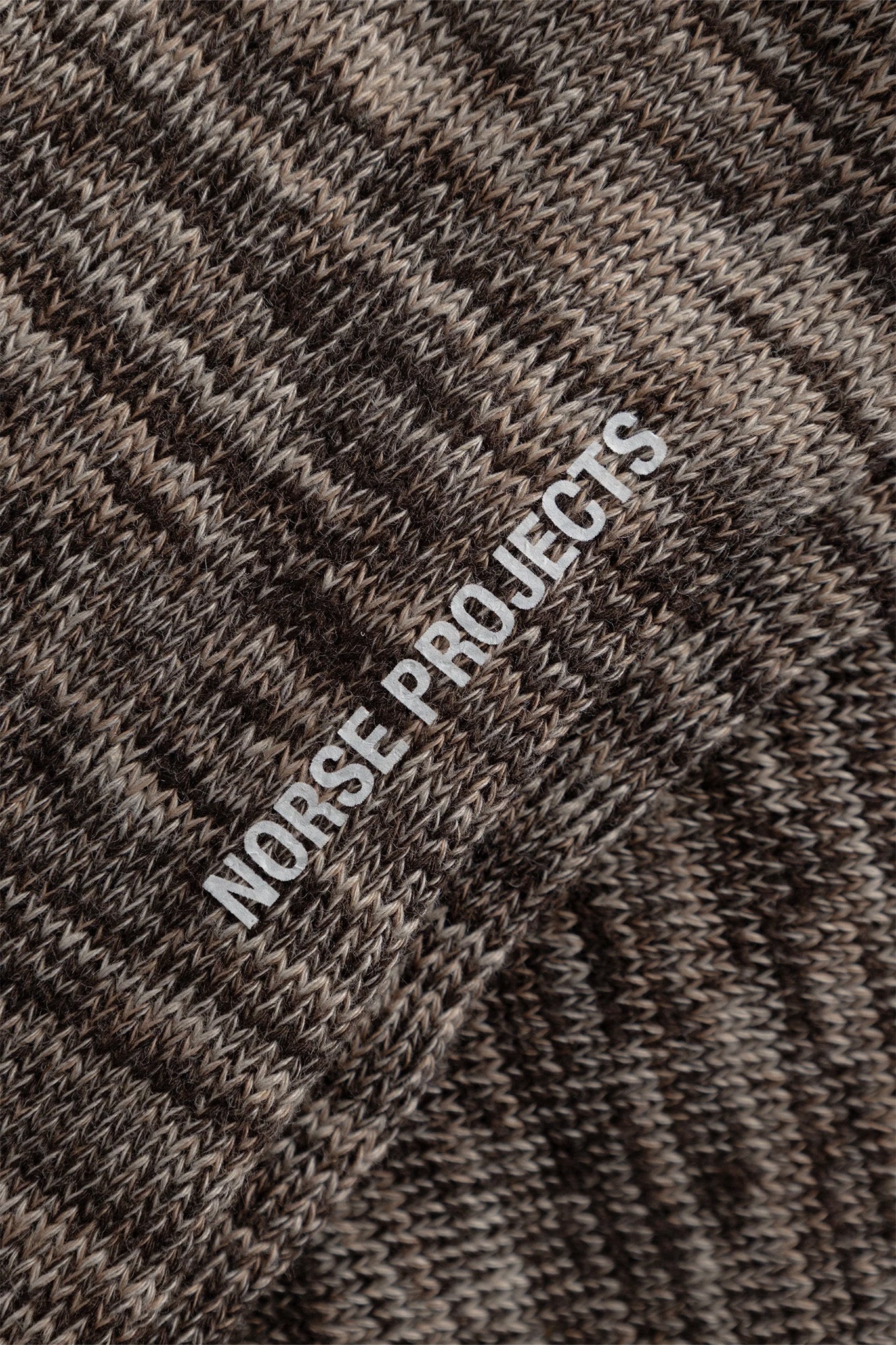 Bykle Heavy Cotton Twist Sock Seal Brown