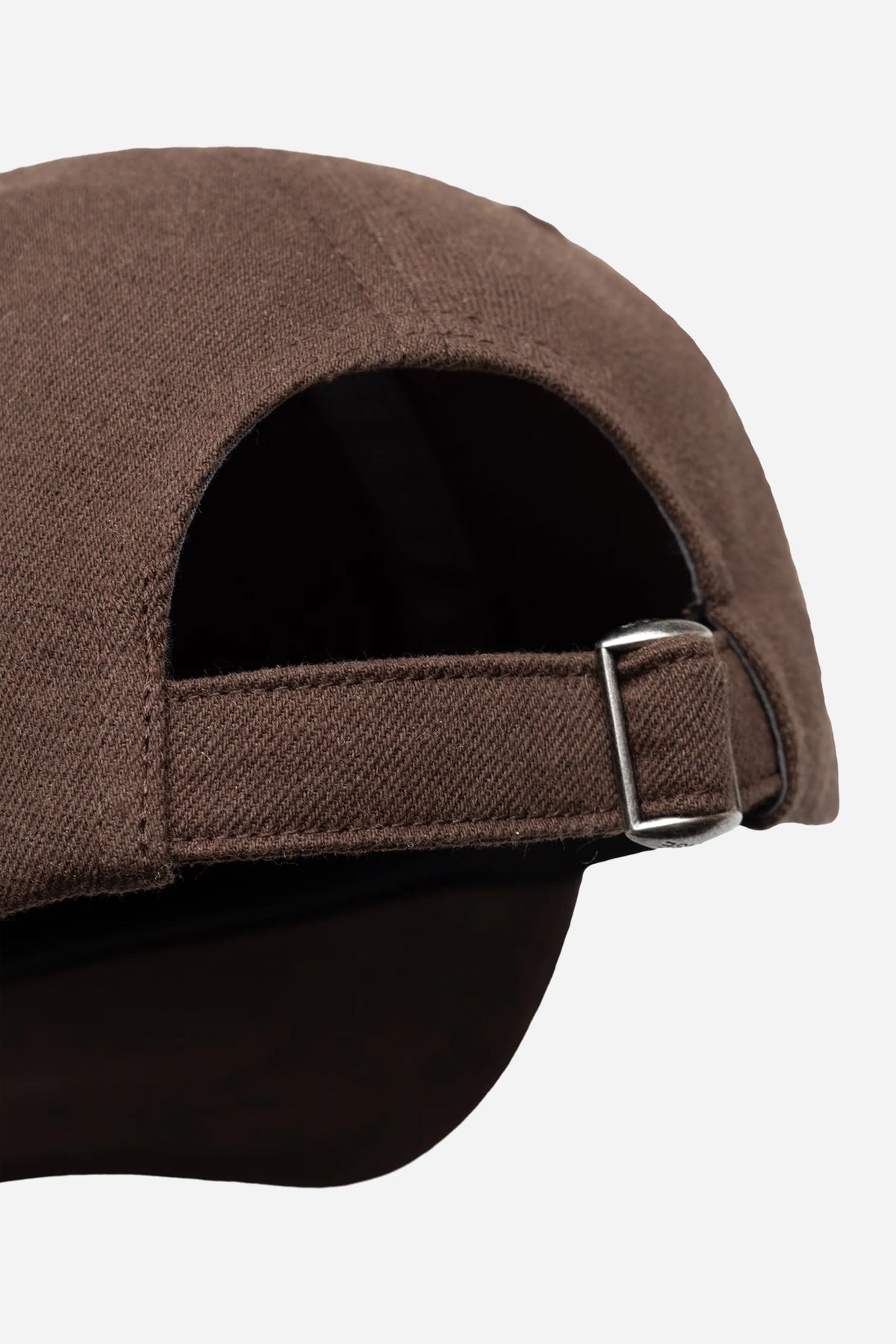 Cotton Wool Twill 6-Panel Cap Delicioso Brown