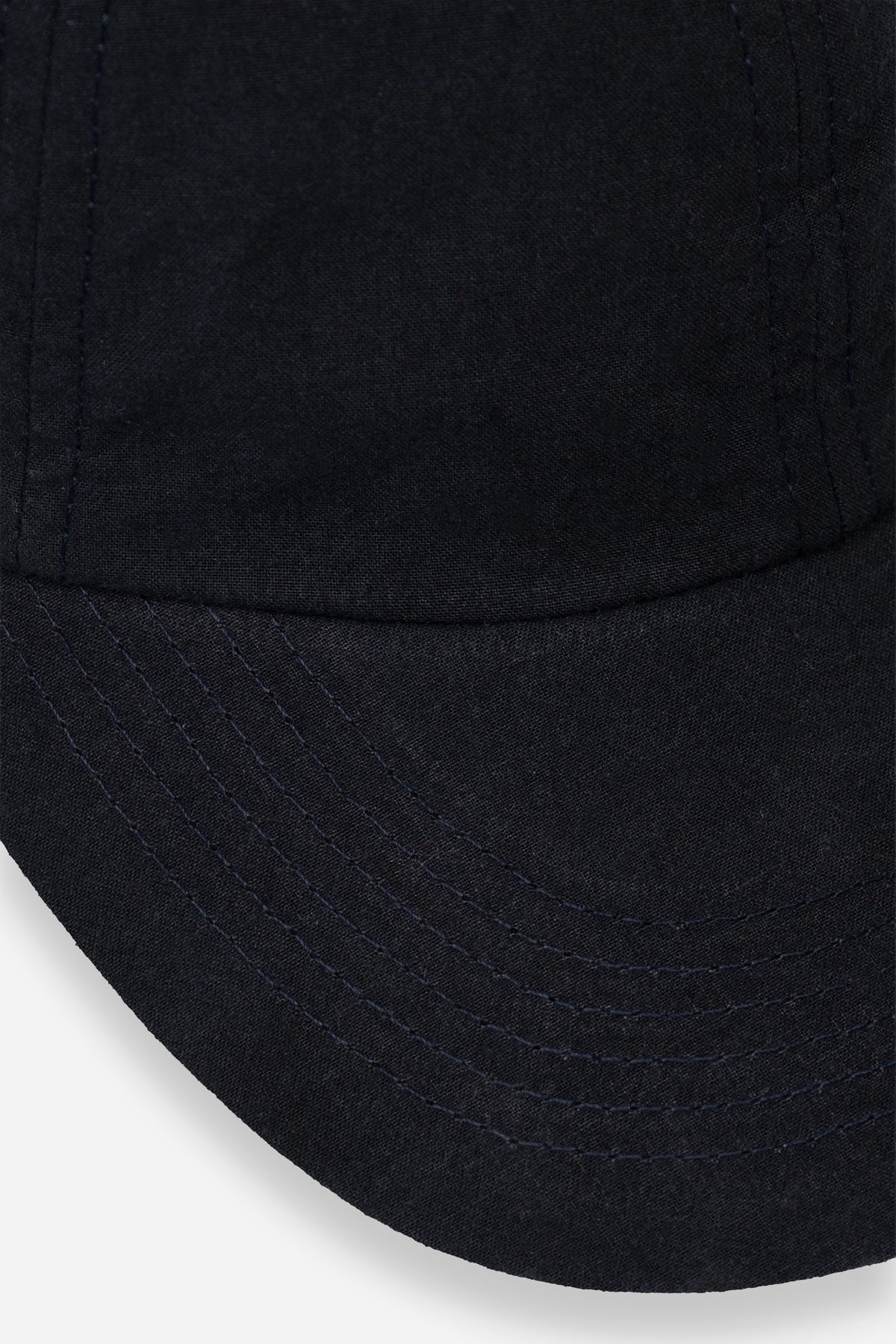 Buff Cloth 6-Panel Cap Dark Navy
