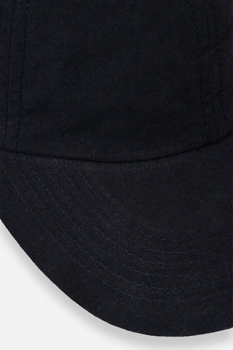 Buff Cloth 6-Panel Cap Dark Navy