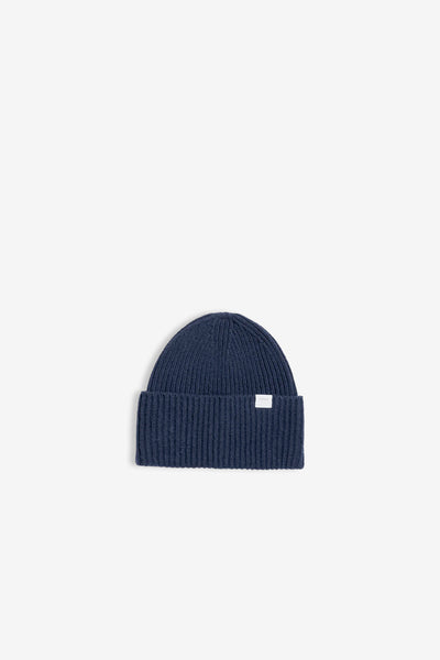 Norse Projects Standard Merino Beanie Dark Navy