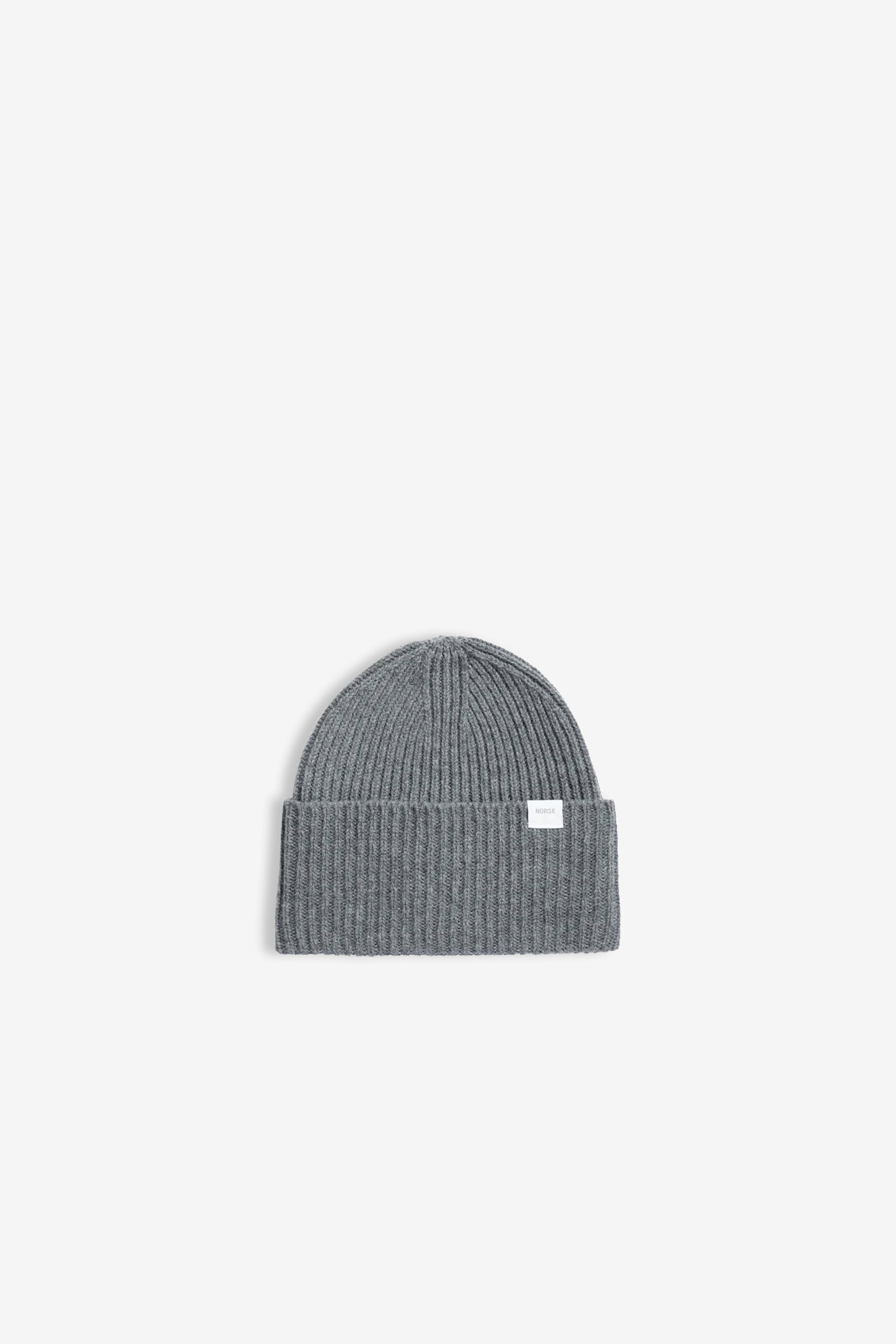 Norse Standard Merino Beanie Grey Melange