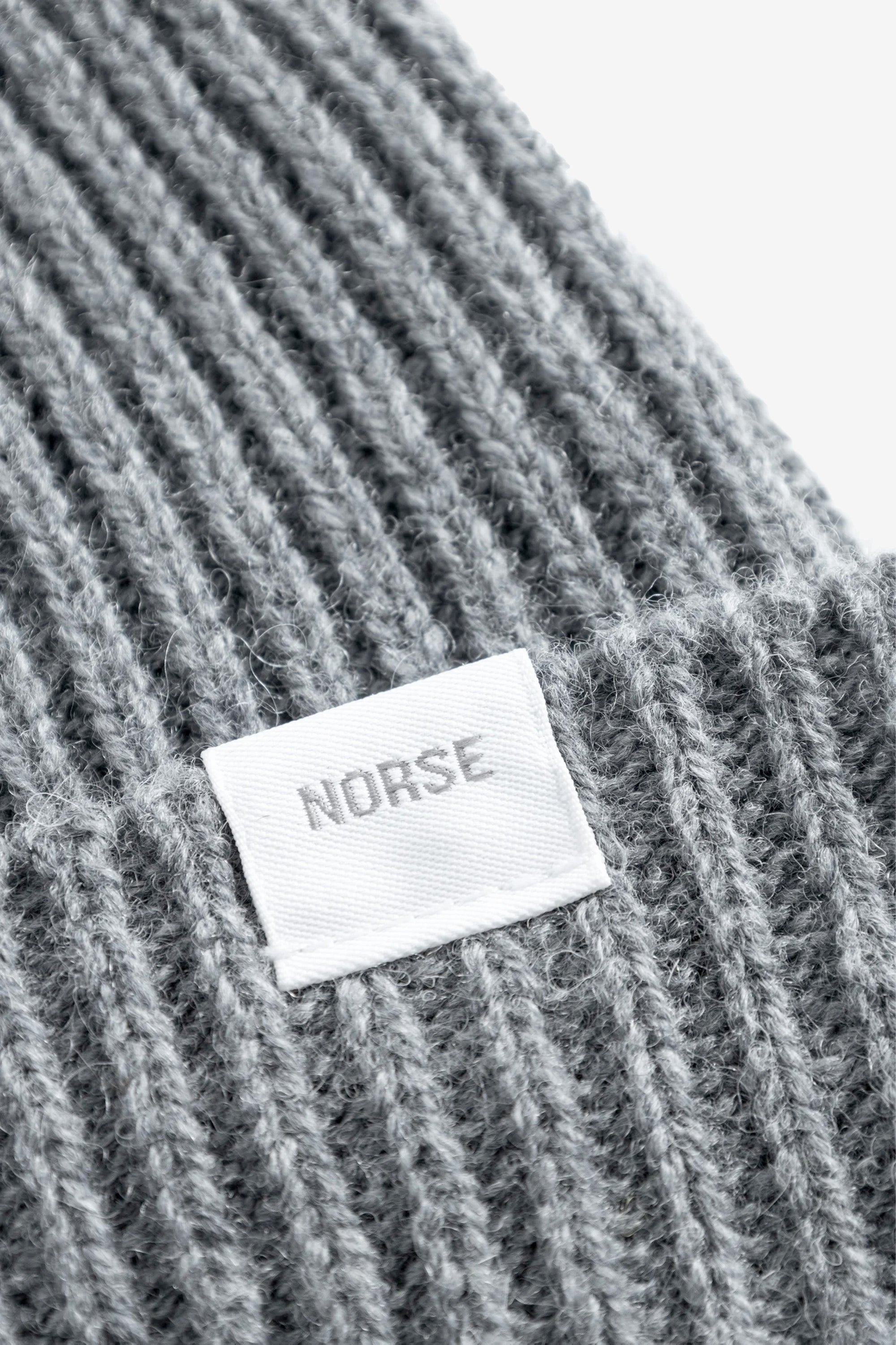 Norse Standard Merino Beanie Grey Melange