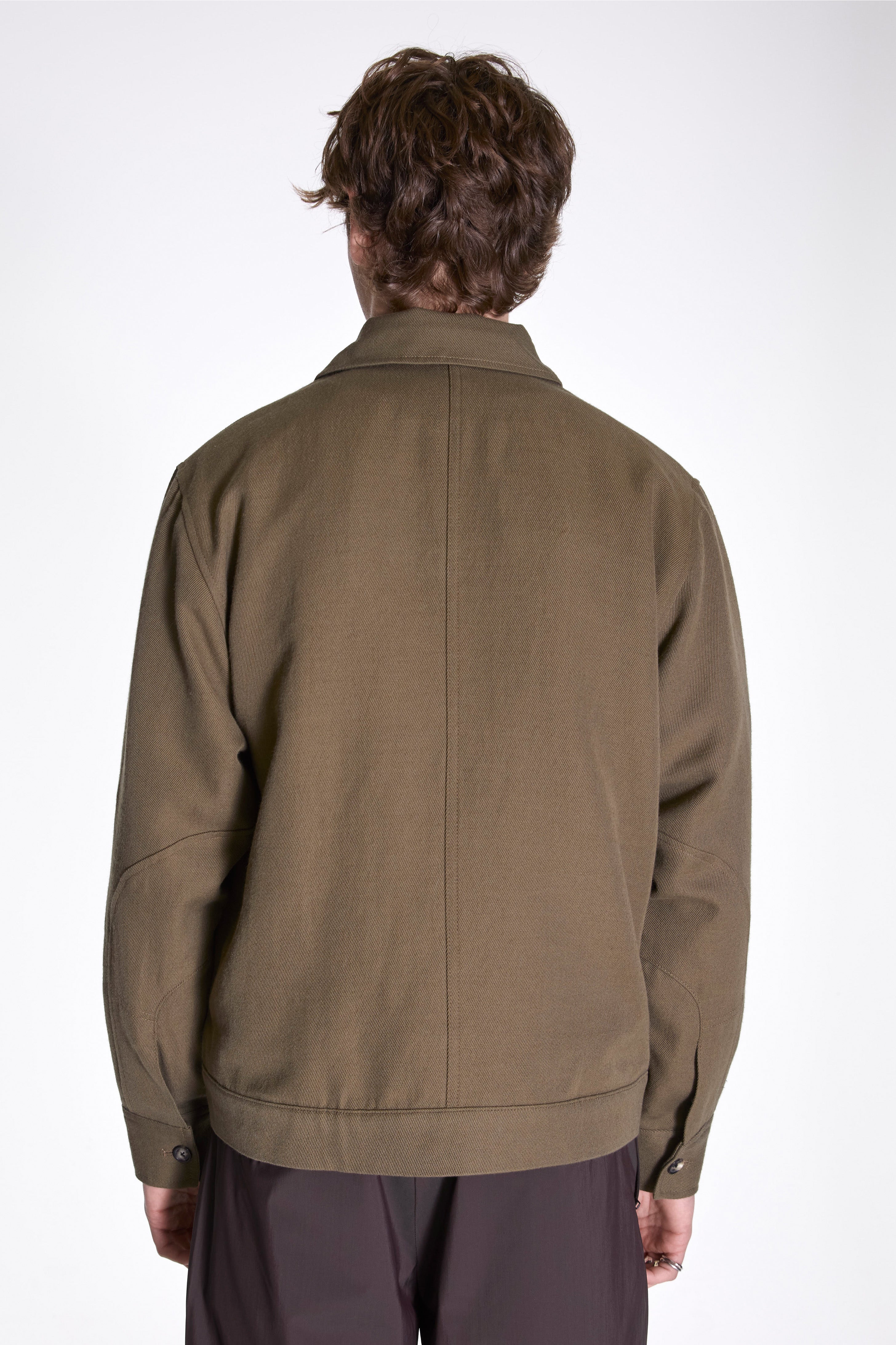 Aksel Cavalry Cotton Wool Windstopper Jacket Olive Night