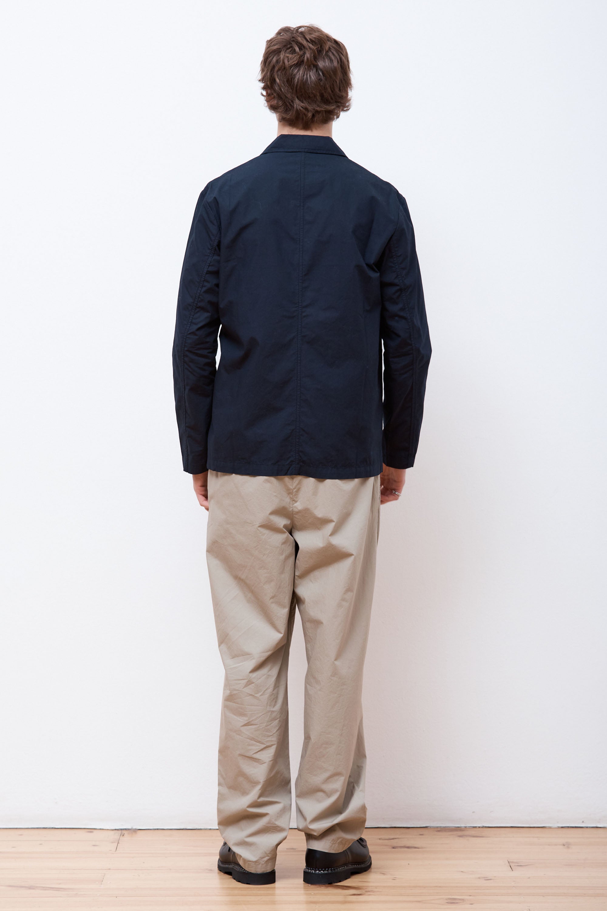 Nilas Typewriter Work Jacket Dark Navy