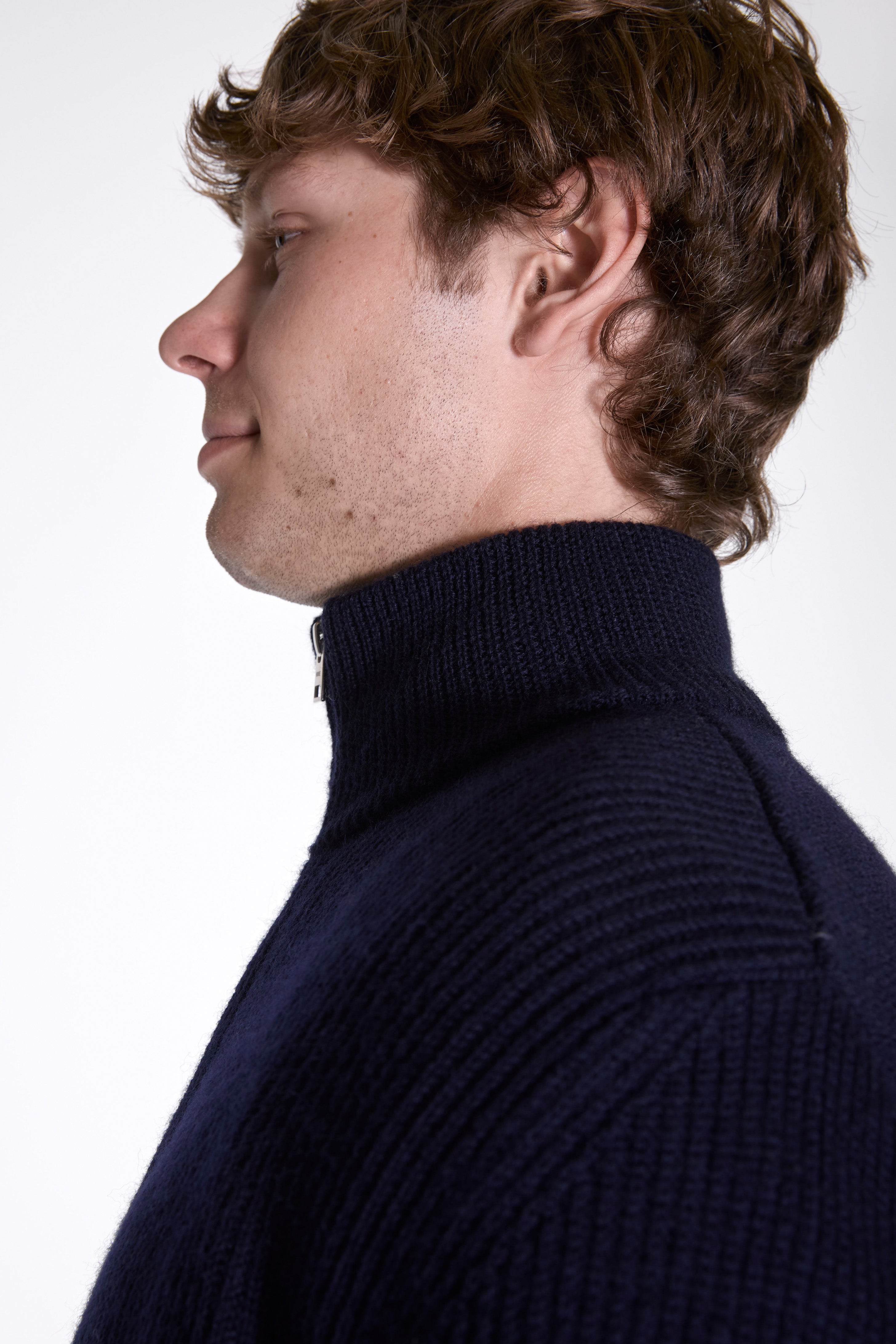 Hagen Cotton Wool Jacket Dark Navy
