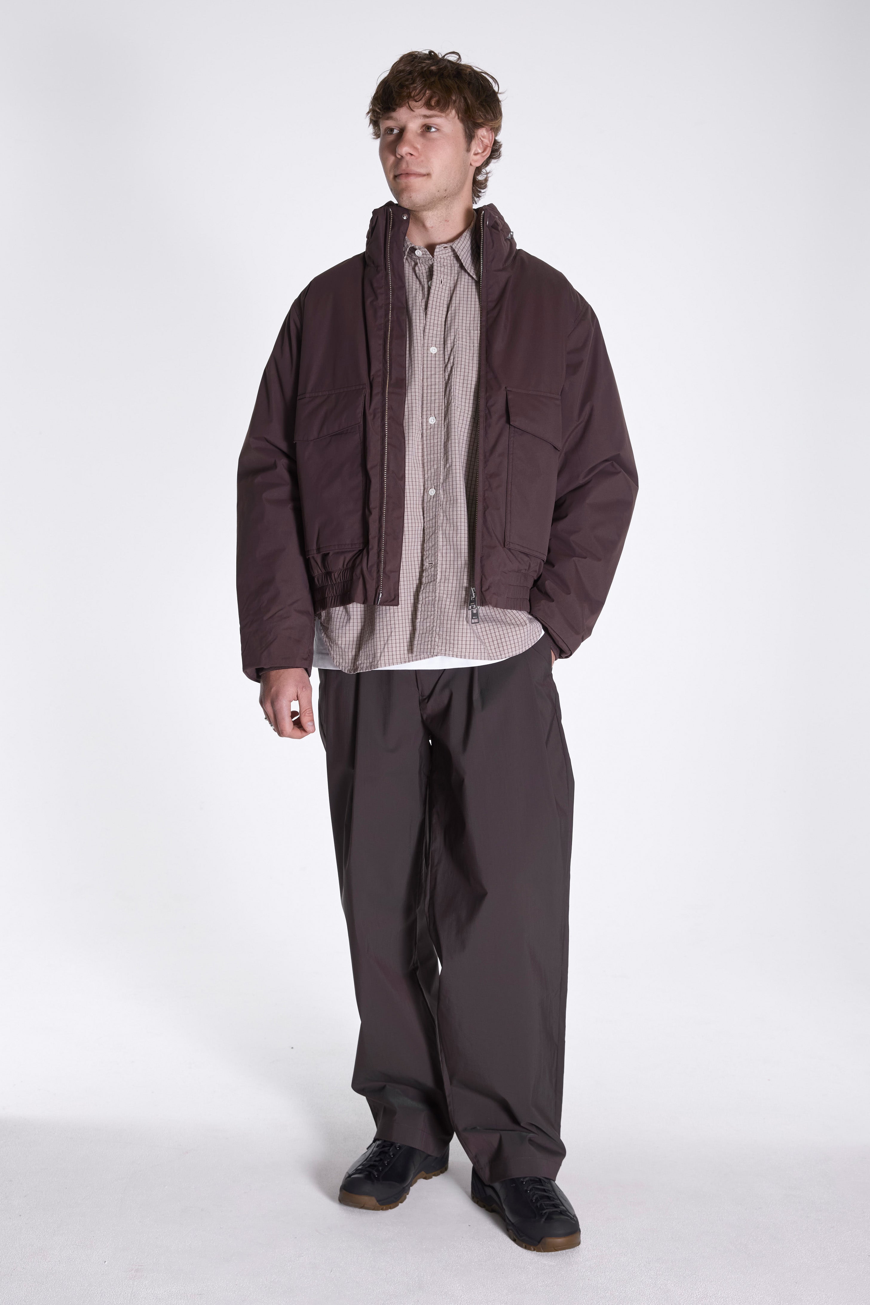 Kastrup Gore-Tex Windstopper Bomber Jacket Seal Brown