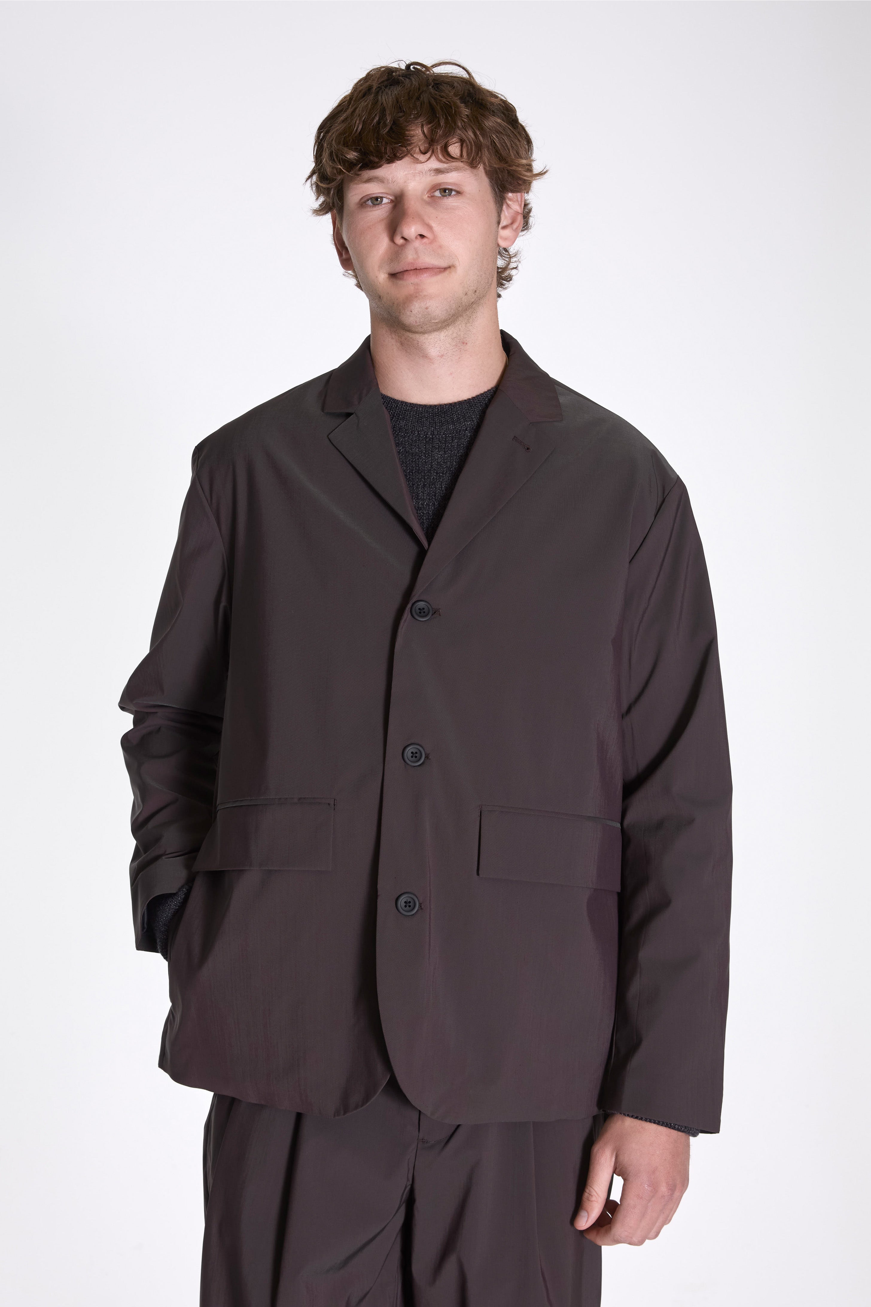 Nilas Alpinix Smart Merino Jacket Seal Brown