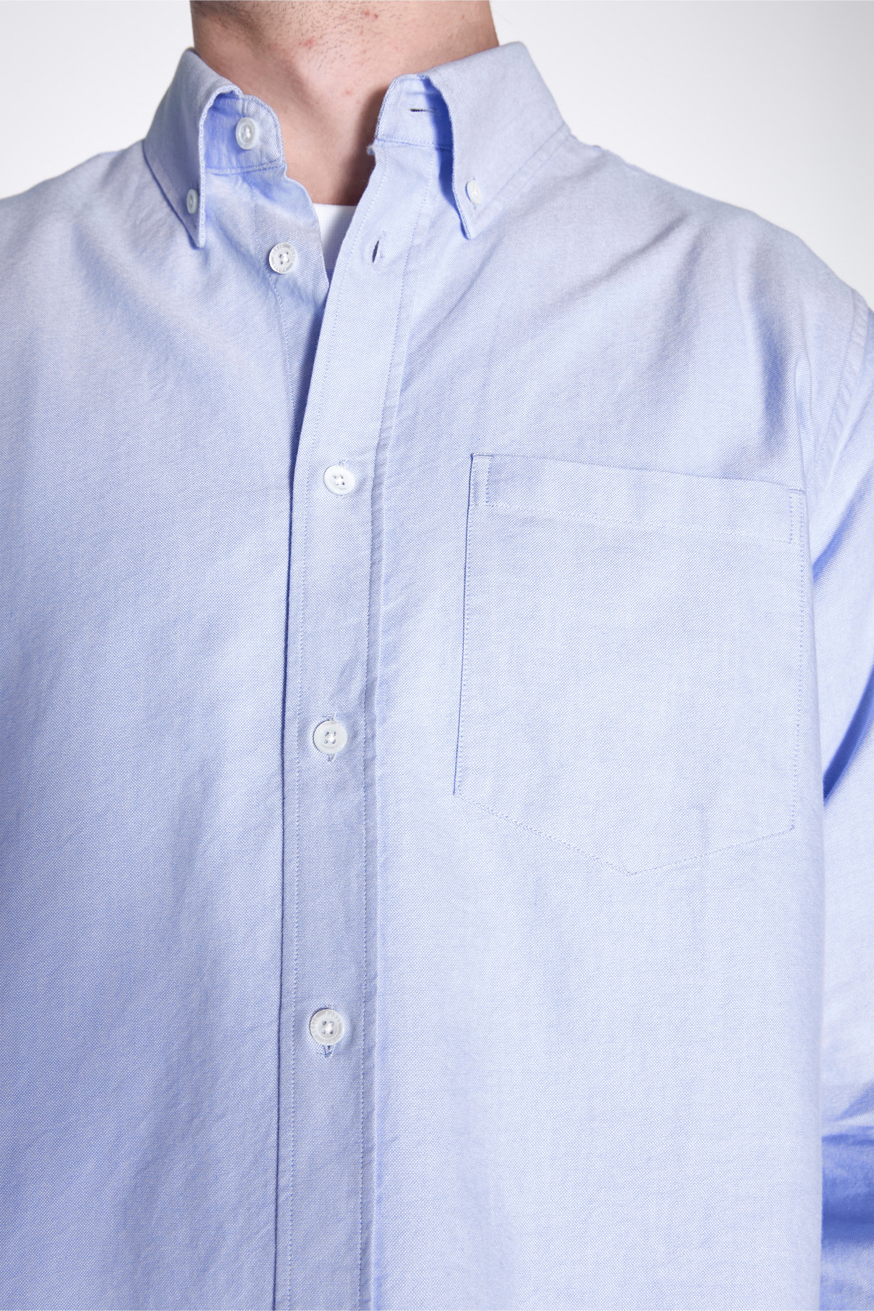 Norse Standard Oxford BD Shirt Pale Blue