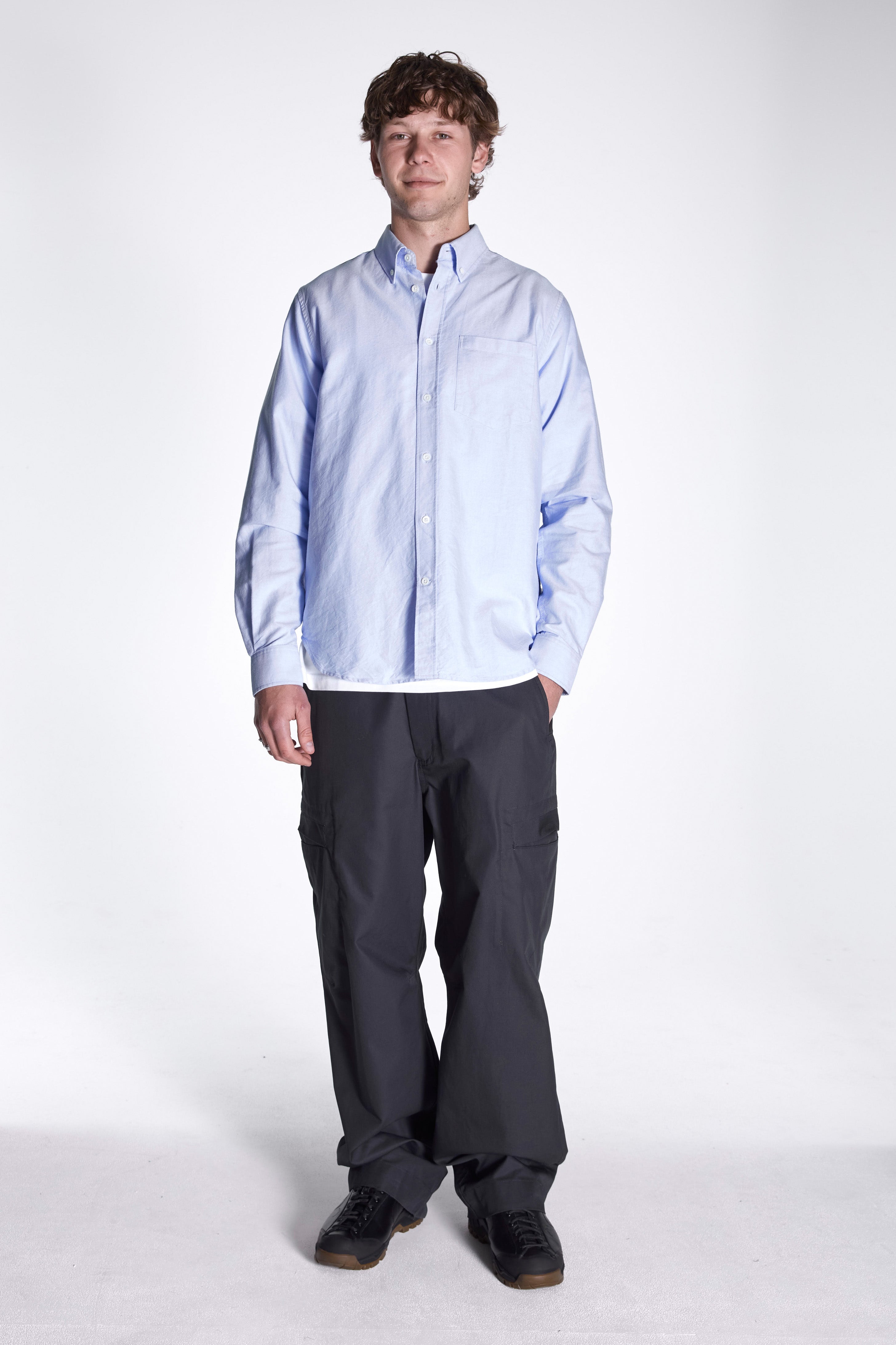 Norse Standard Oxford BD Shirt Pale Blue