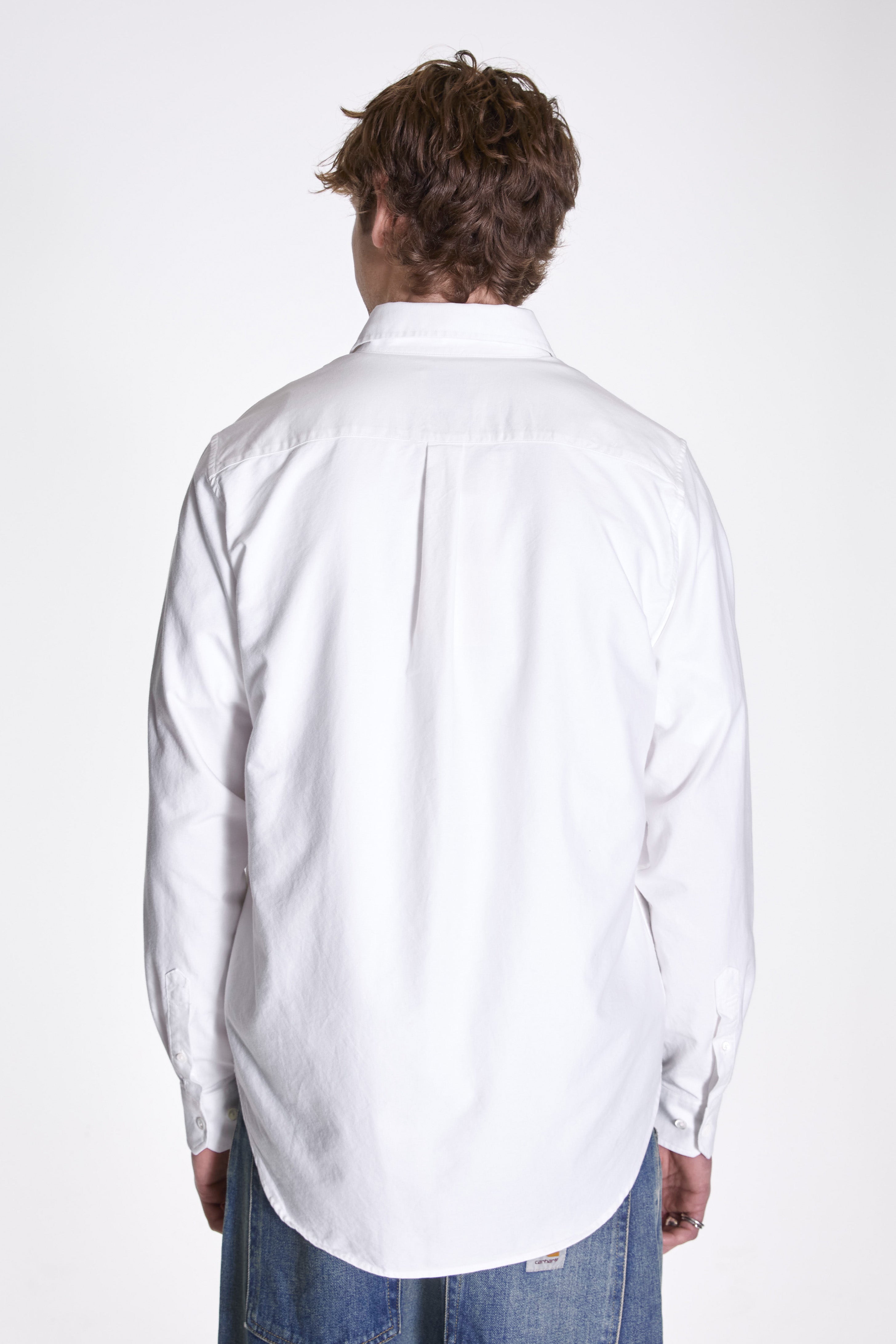 Norse Standard Oxford BD Shirt White