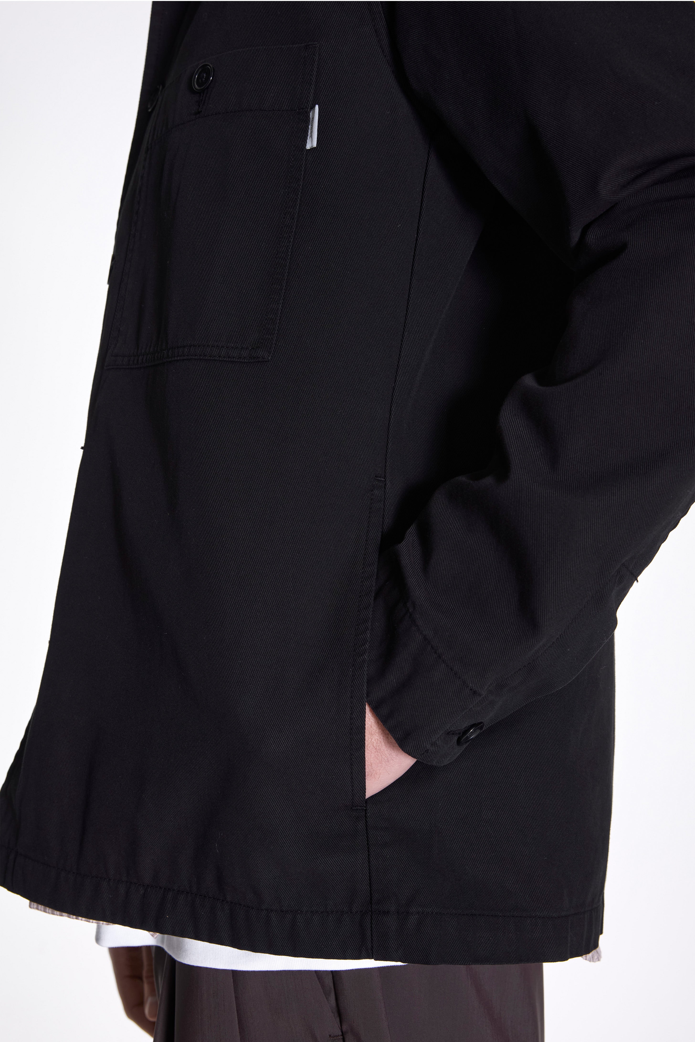 Norse Standard Twill Overshirt Black