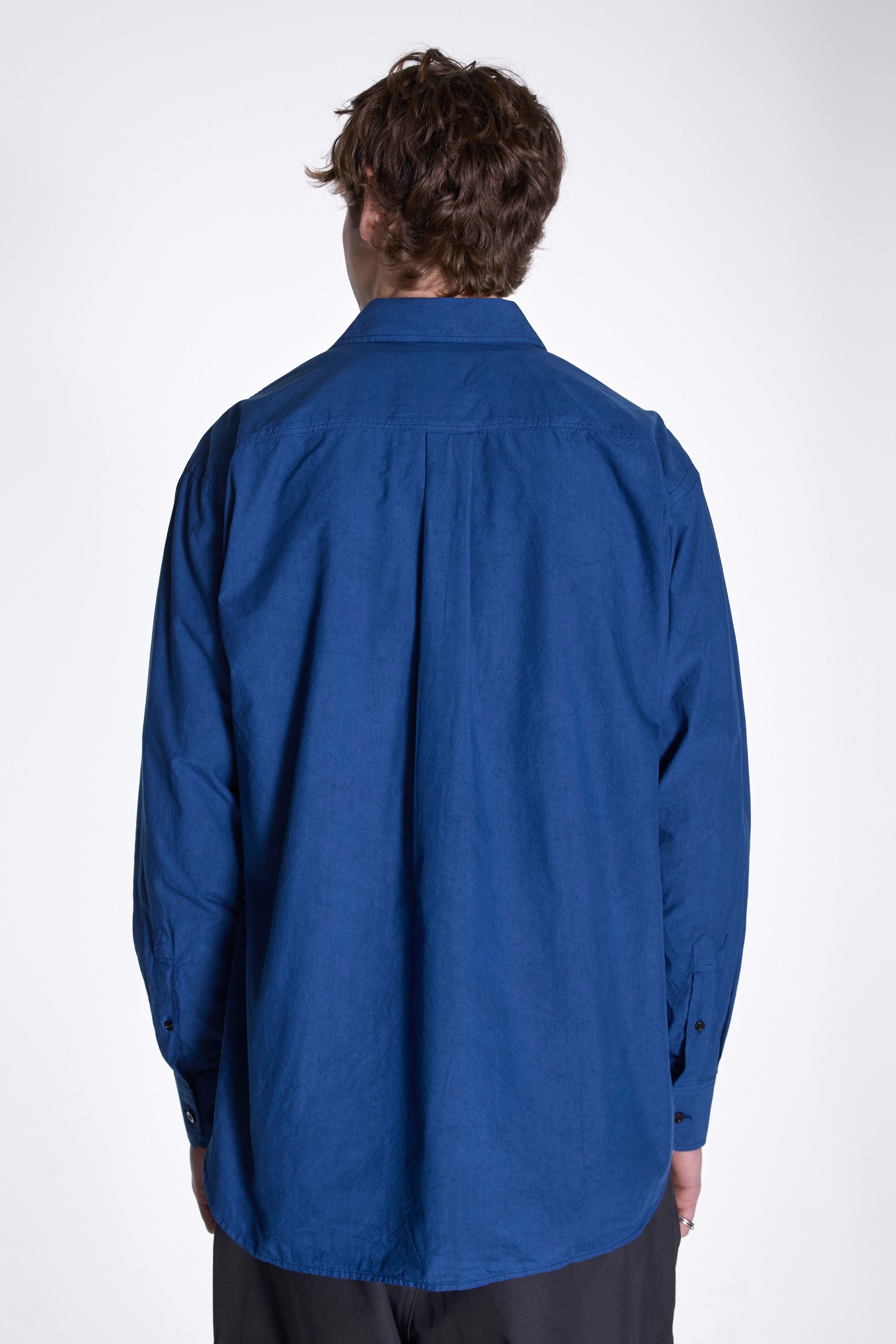 Ole Fatigue Cotton Tencel Shirt Estate Blue