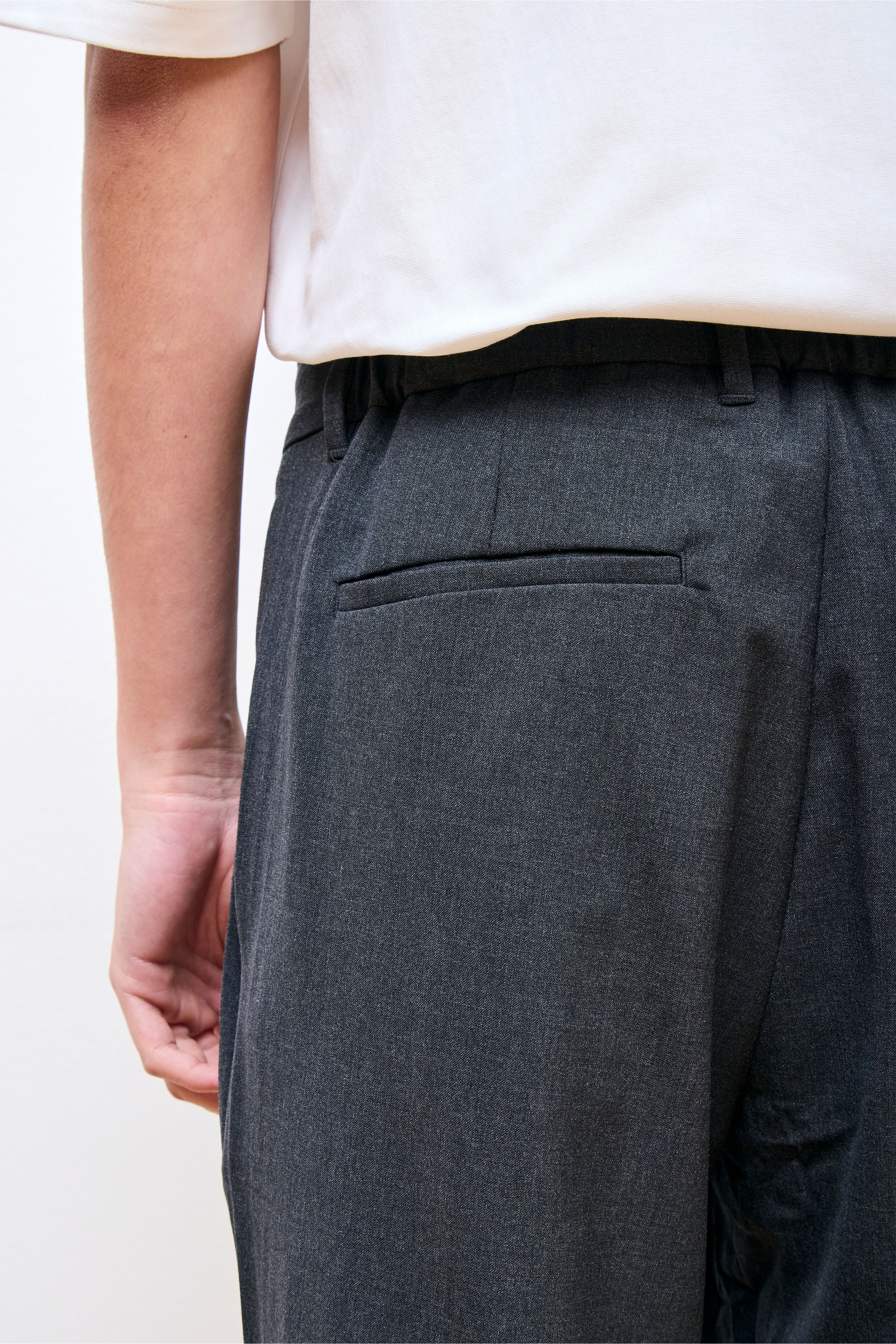 Benn Cordura Tech Wool Pants Charcoal Melange