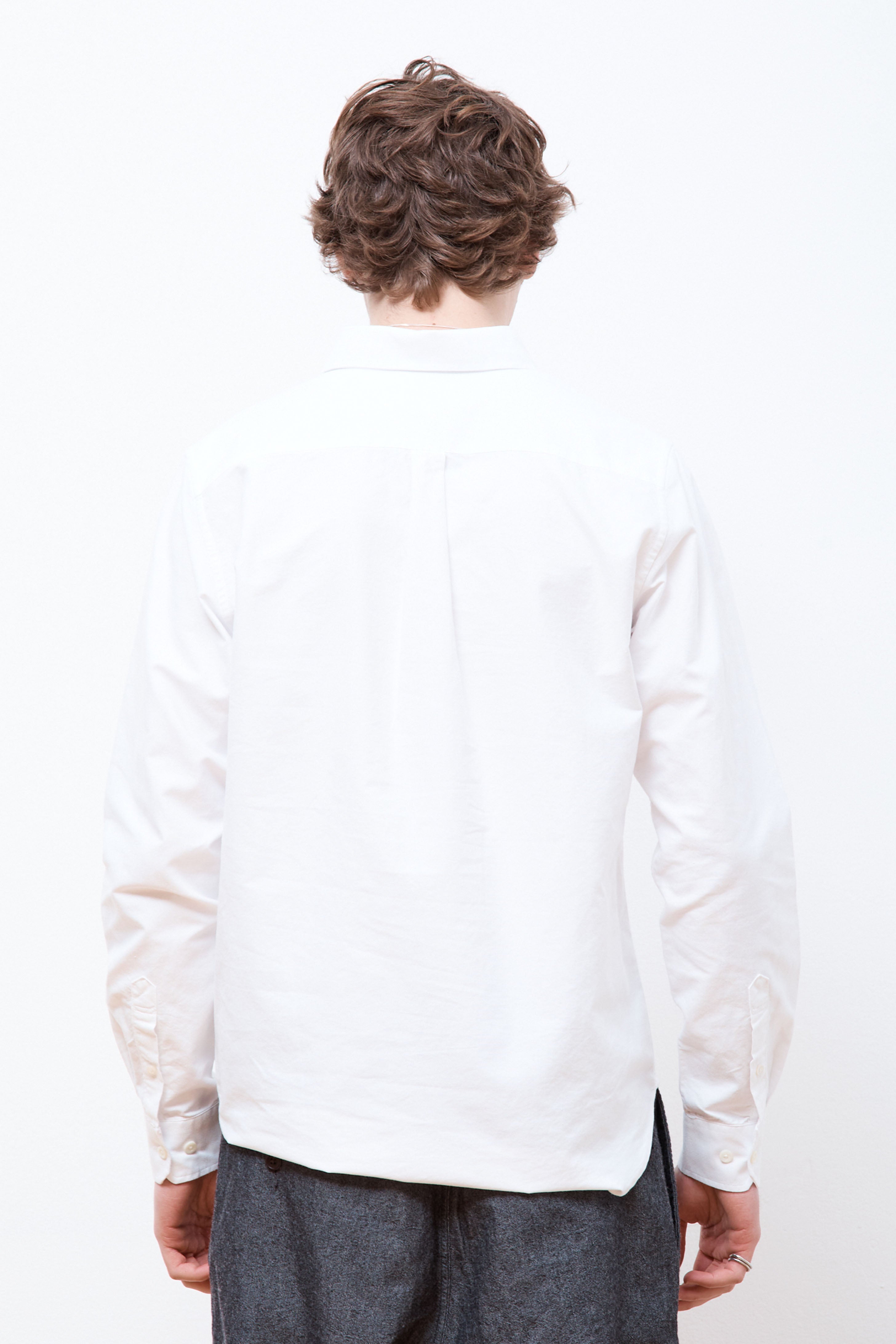 Norse Standard Oxford BD Shirt White