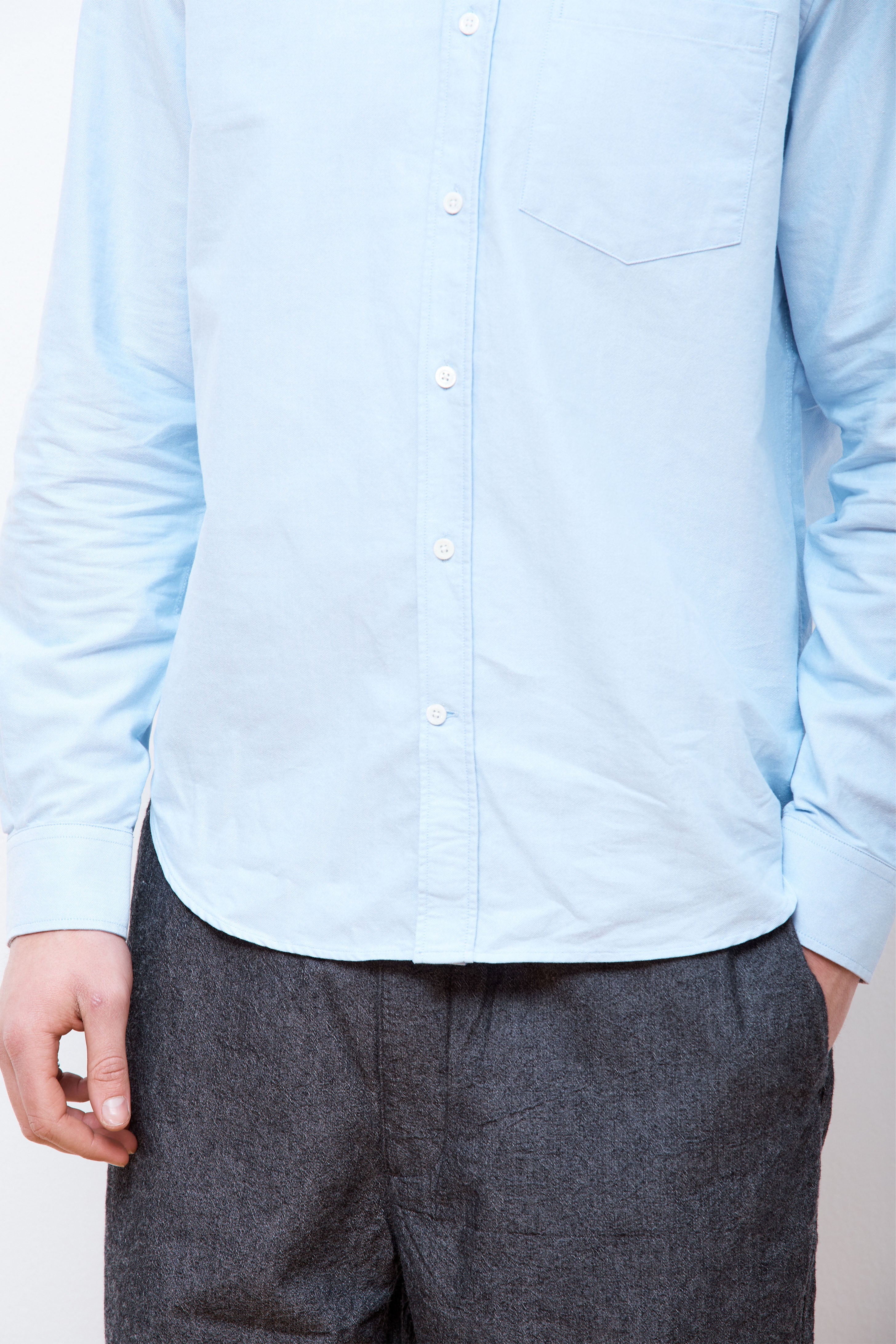 Norse Standard Oxford BD Shirt Pale Blue