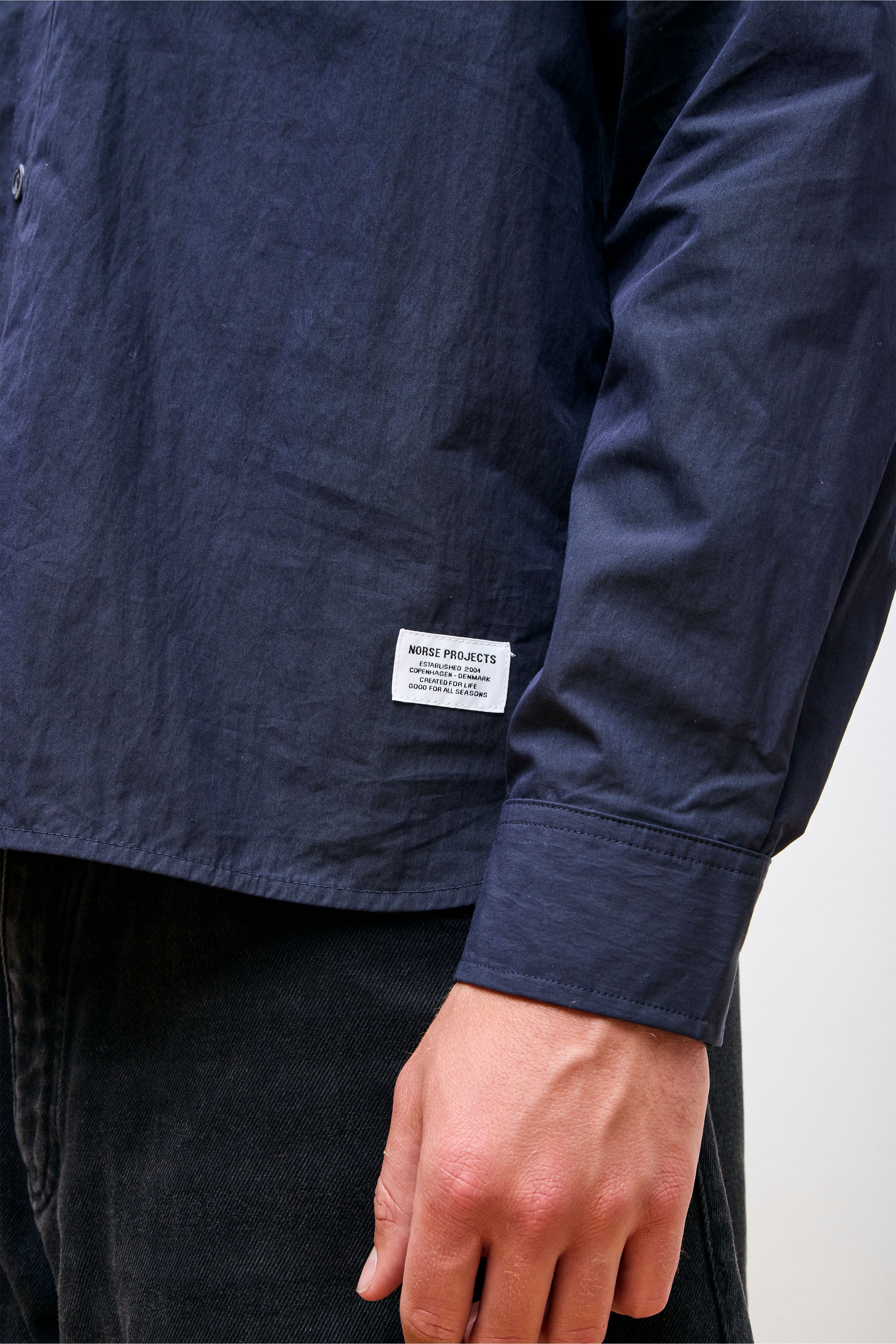 Silas Tech Poplin Shirt 2.0 Dark Navy