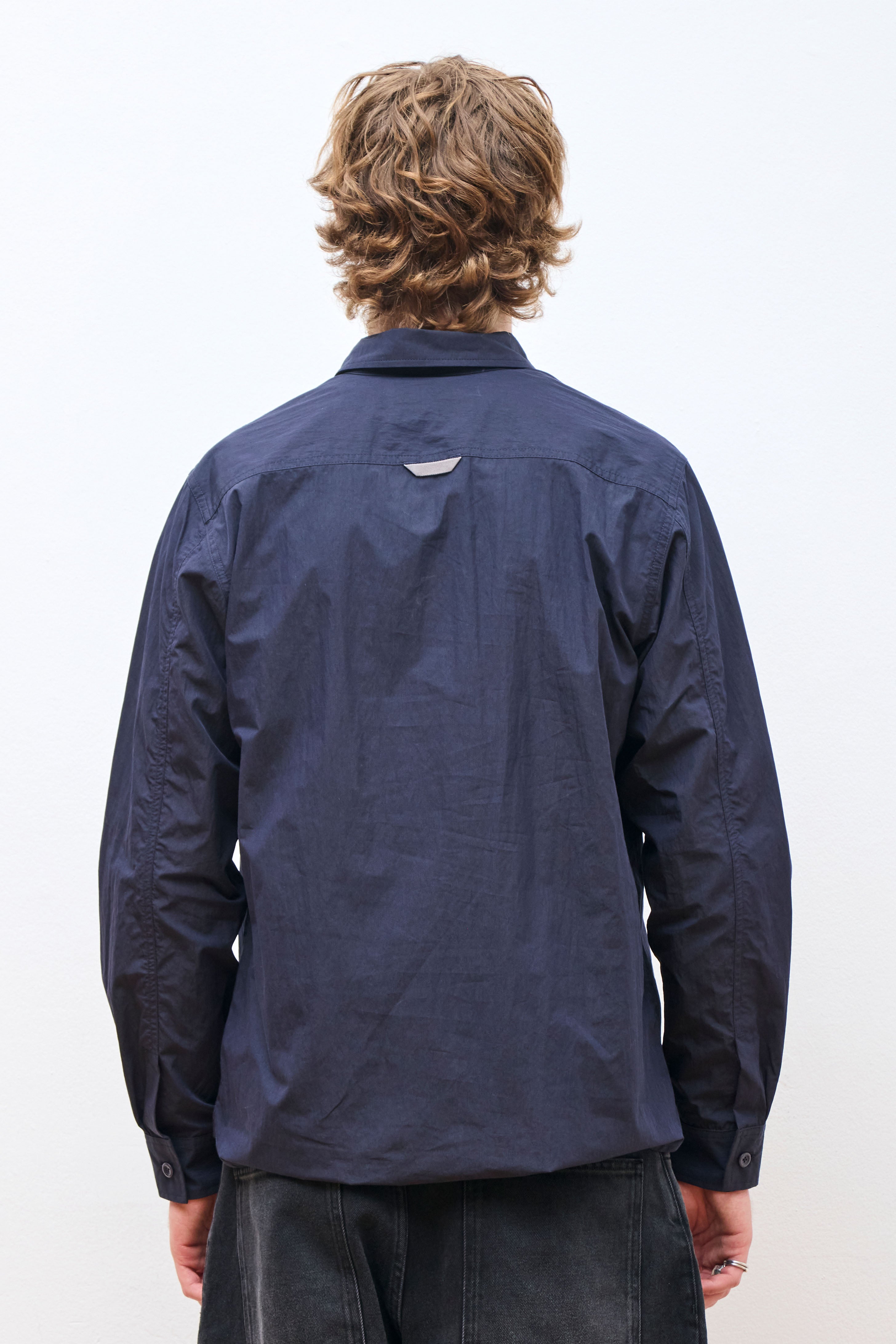 Silas Tech Poplin Shirt 2.0 Dark Navy