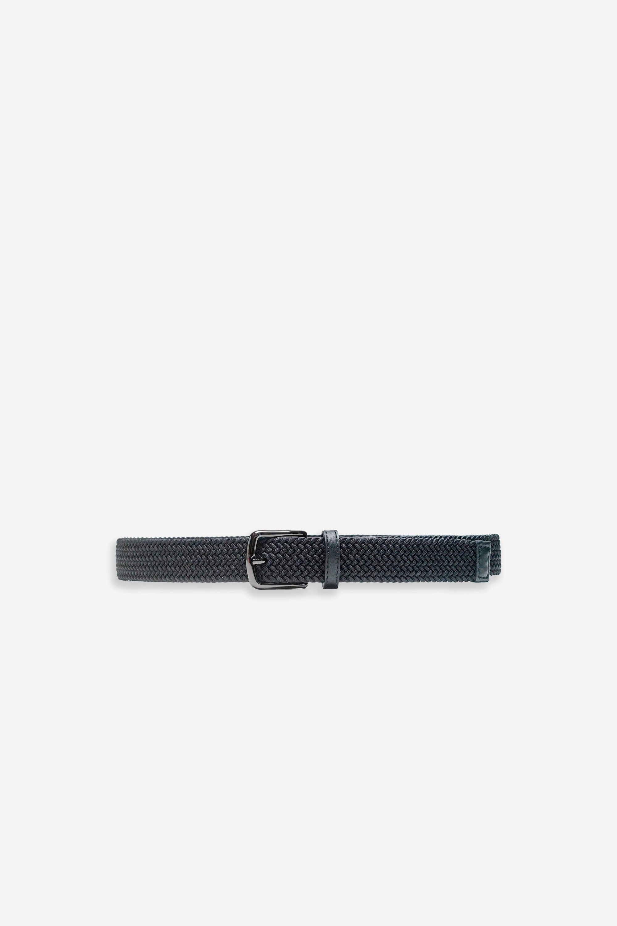 Woven Elastic 30mm Belt Black