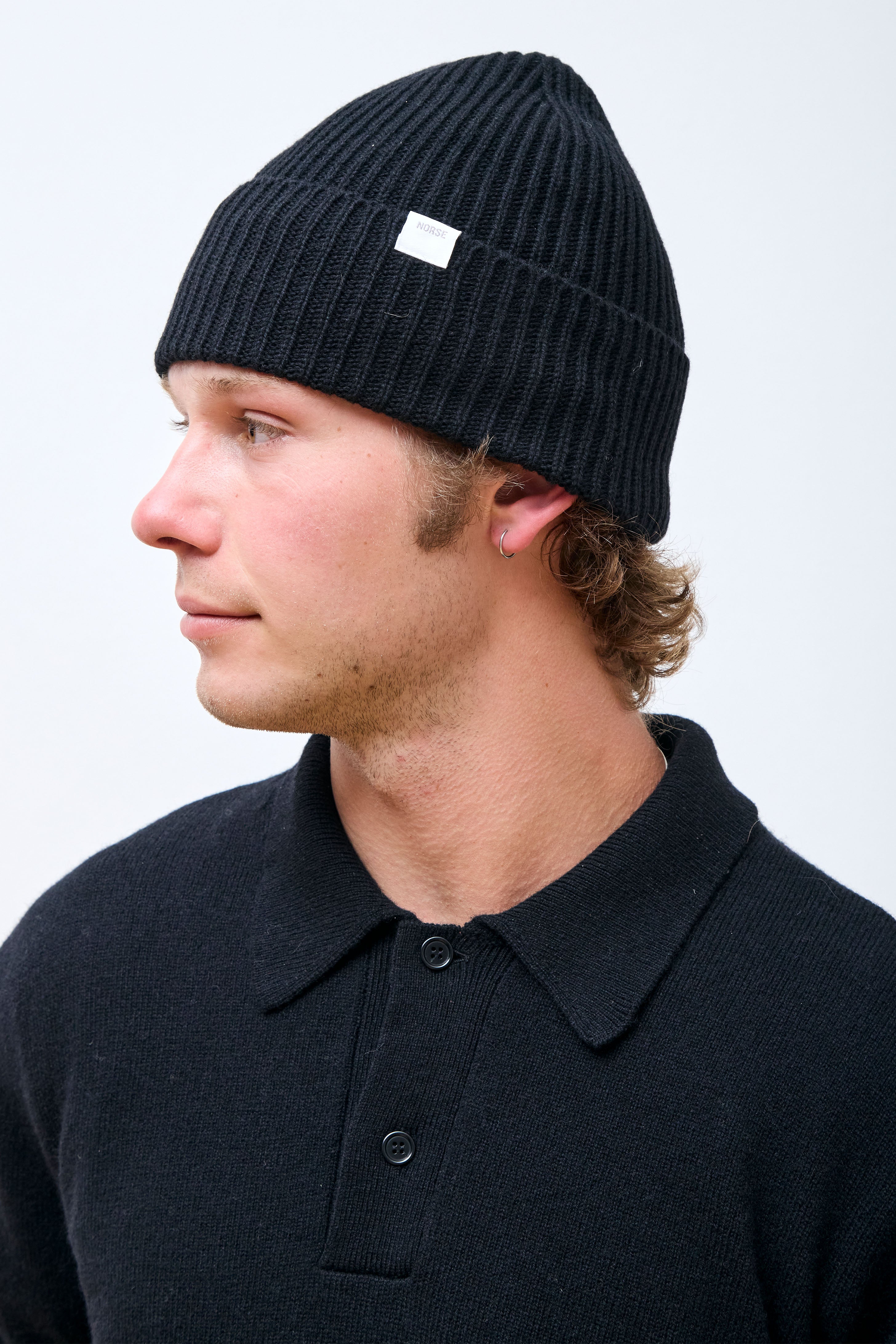 Norse Standard Merino Beanie Black