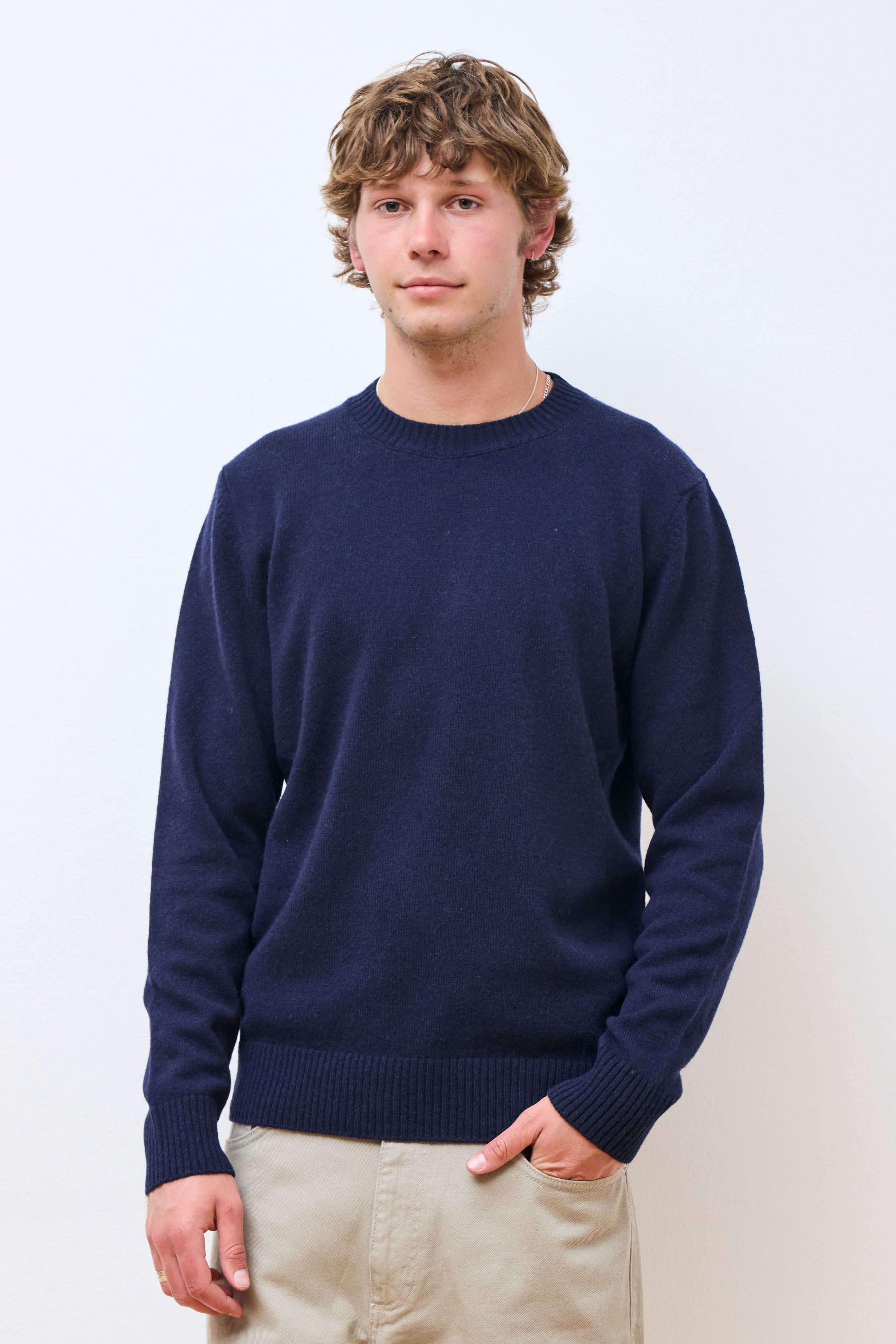 Norse Standard Merino Sweater Dark Navy